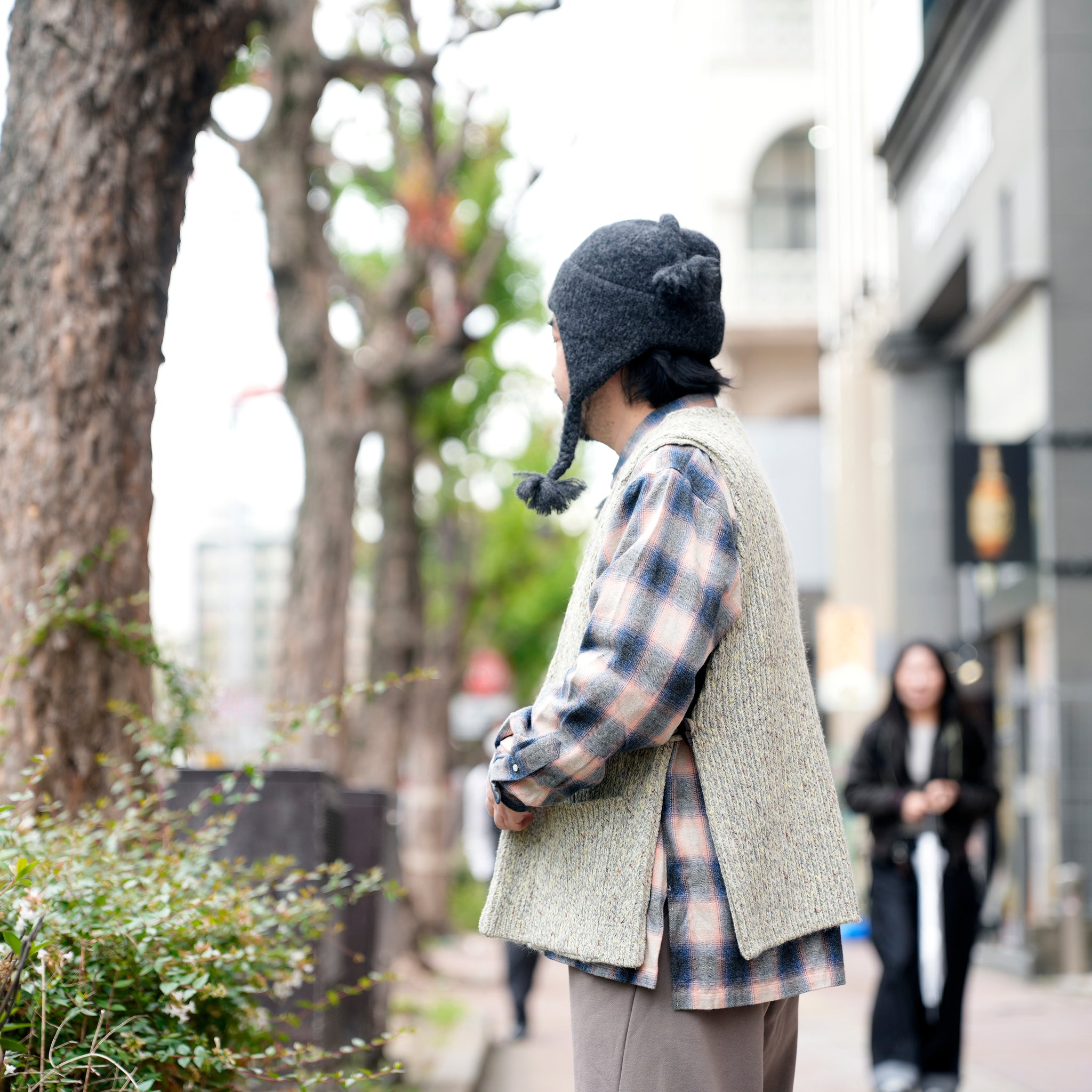 GRAIN VEST | Color_02-Sage Green | No_k0769202_02-sage green【NASNGWAM_ナスングワム】