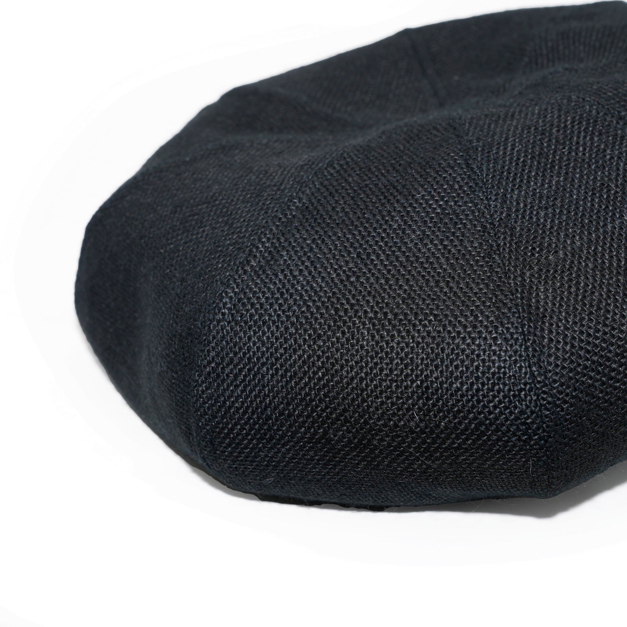 JUTE 8 PANELS BIG BERET | Color_Black/Natural | No_25-2-HT8BB【ORIGINAL JOHN_オリジナルジョン】
