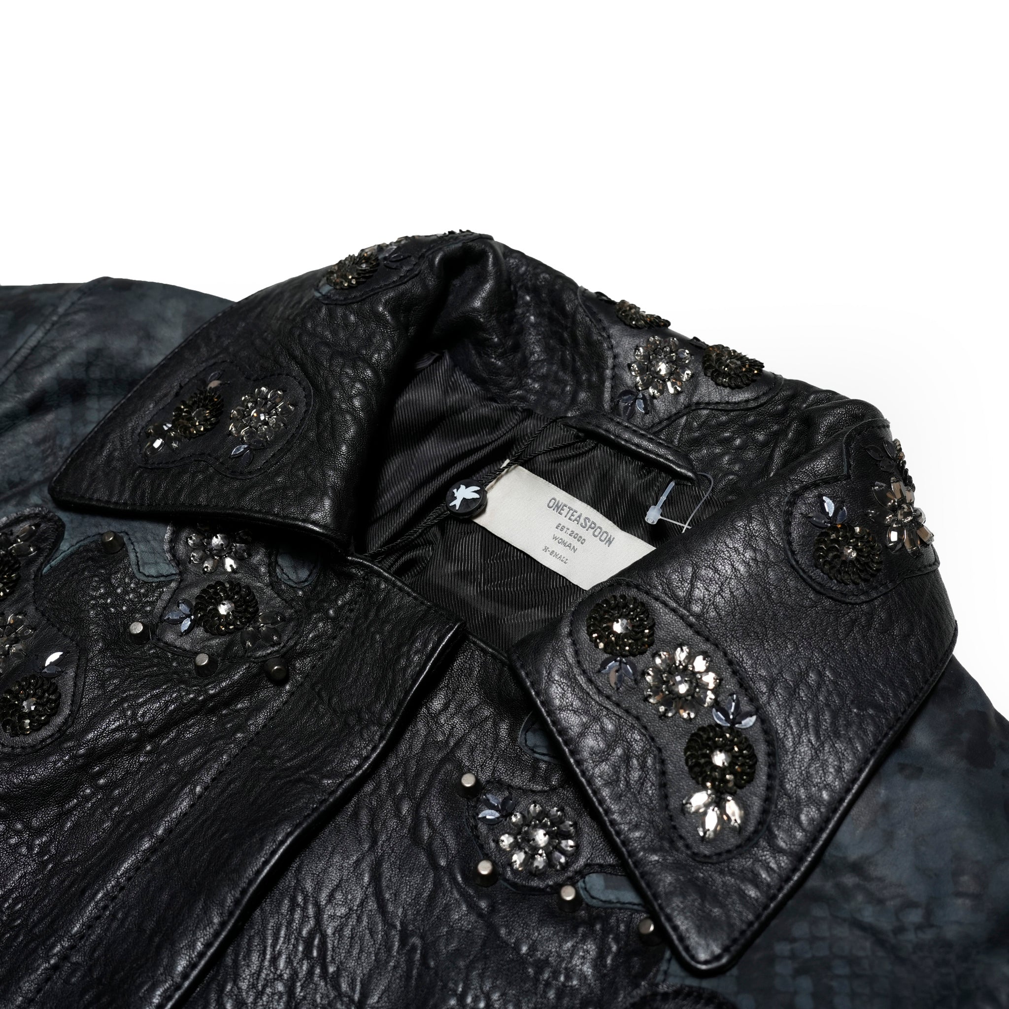 26773_BLACK | MATADOR LEATHER CROPPED JACKET | Color:Black【ONE TEASPOON_ワンティースプーン】