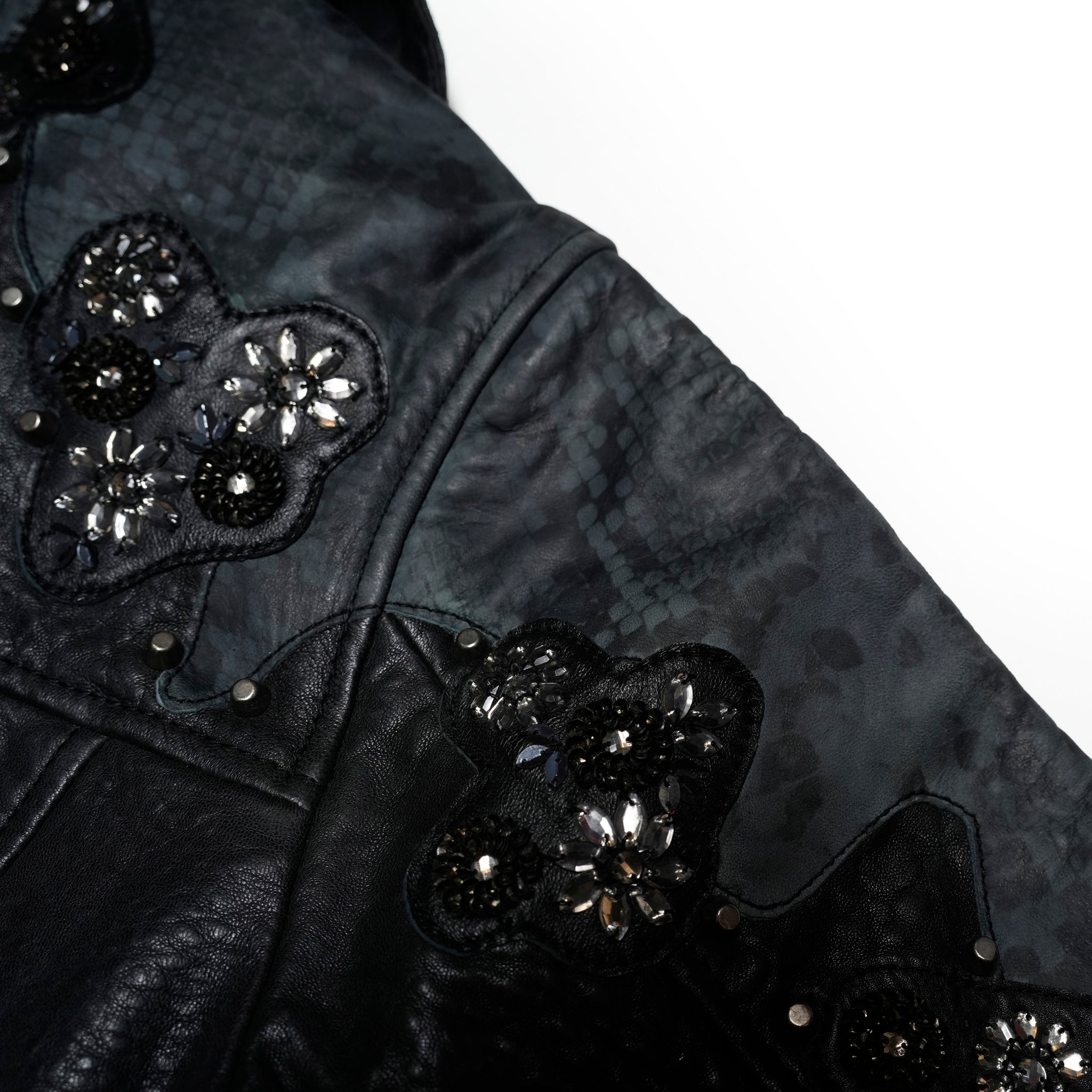 26773_BLACK | MATADOR LEATHER CROPPED JACKET | Color:Black【ONE TEASPOON_ワンティースプーン】