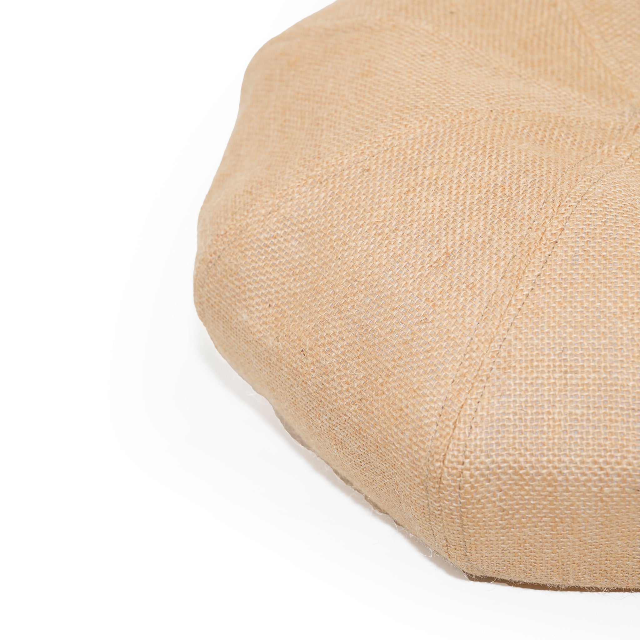 JUTE 8 PANELS BIG BERET | Color_Black/Natural | No_25-2-HT8BB【ORIGINAL JOHN_オリジナルジョン】