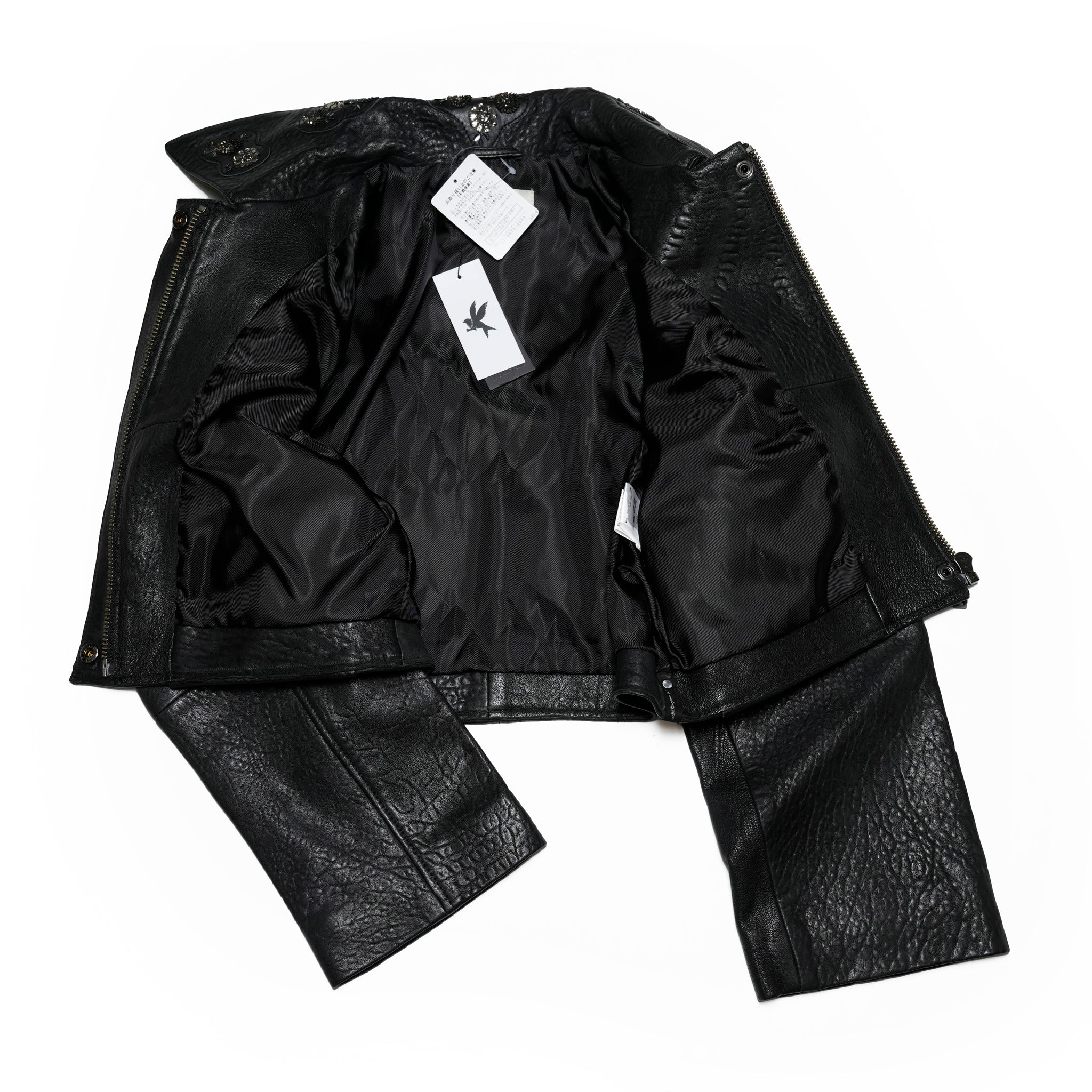 26773_BLACK | MATADOR LEATHER CROPPED JACKET | Color:Black【ONE TEASPOON_ワンティースプーン】