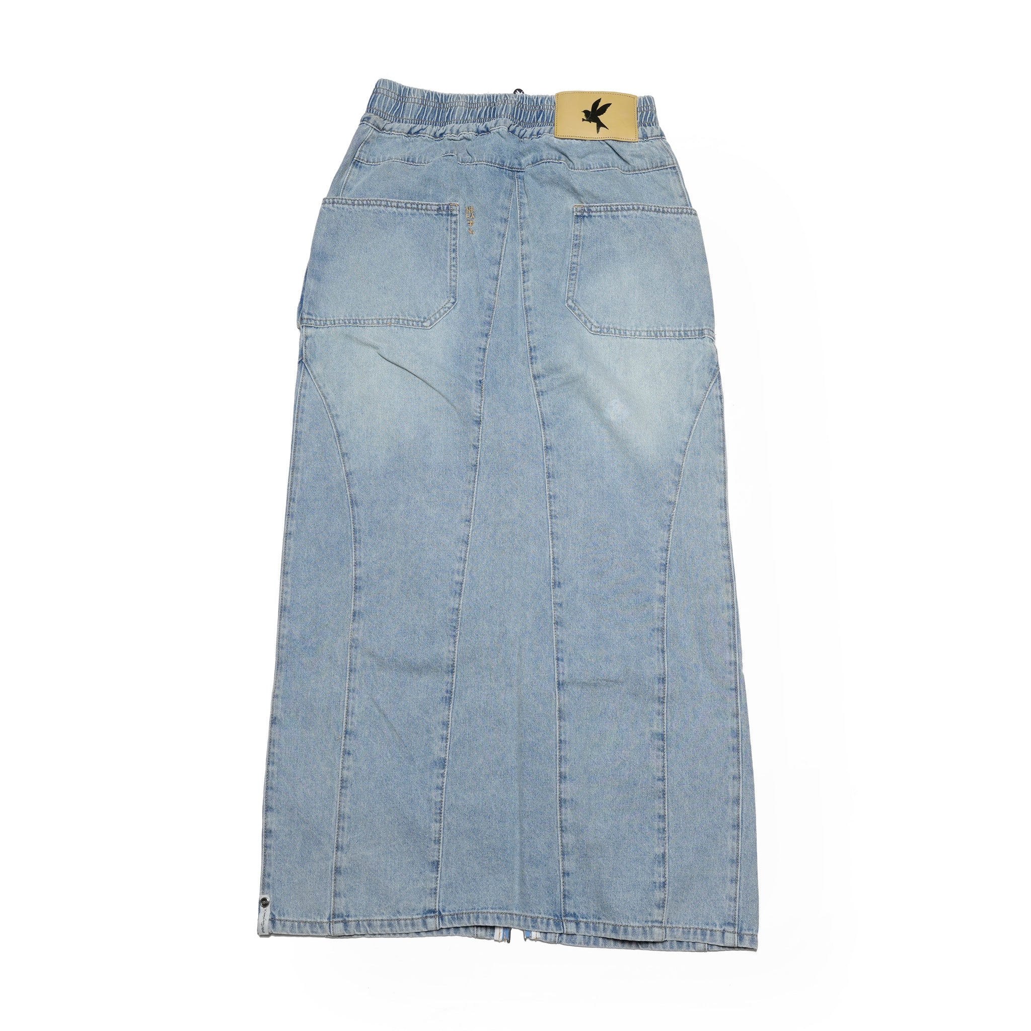 26791_SOFT BLUE | SOFT BLUE PARACHUTE DENIM SKIRT | Color:Soft Blue【ONE TEASPOON_ワンティースプーン】