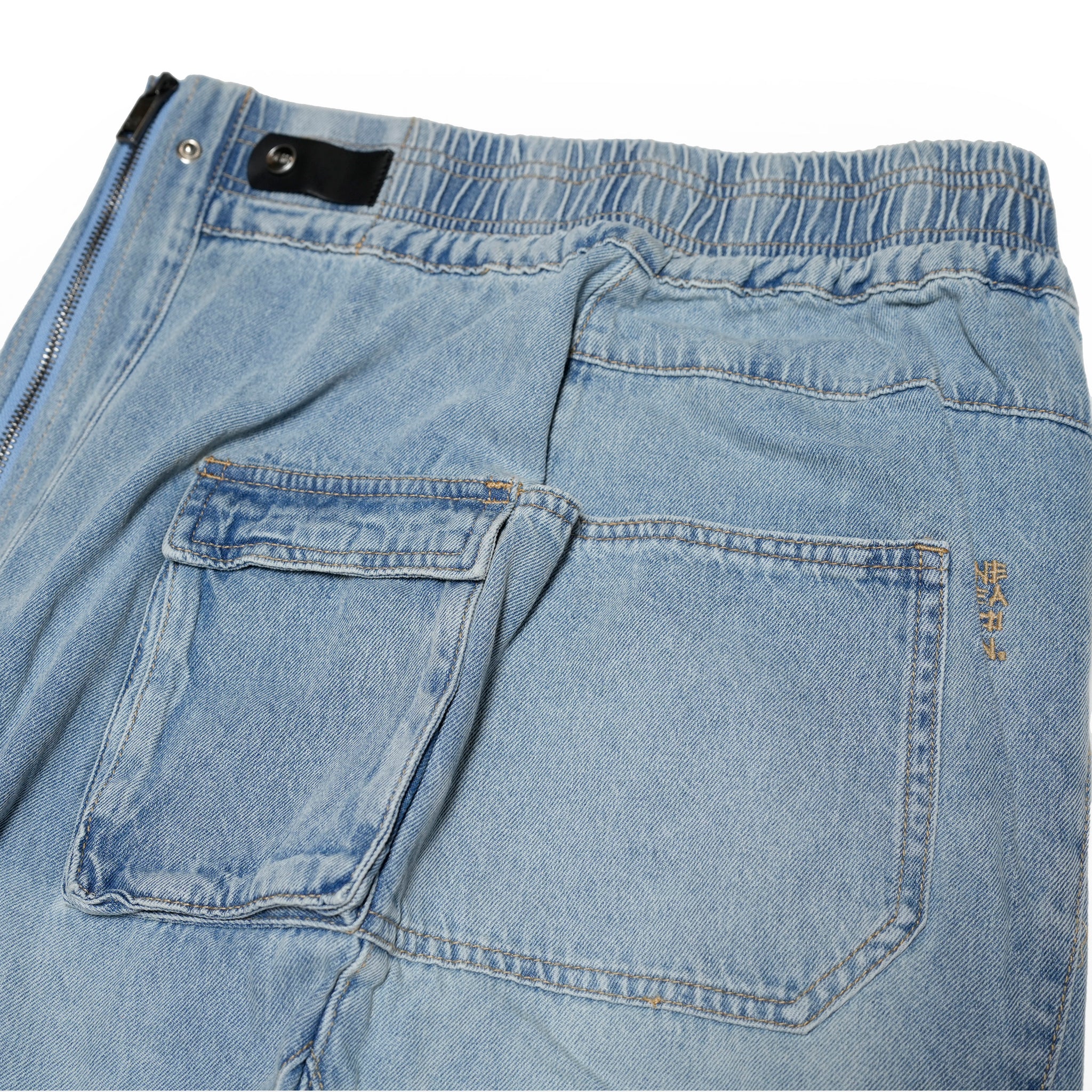 26791_SOFT BLUE | SOFT BLUE PARACHUTE DENIM SKIRT | Color:Soft Blue【ONE TEASPOON_ワンティースプーン】