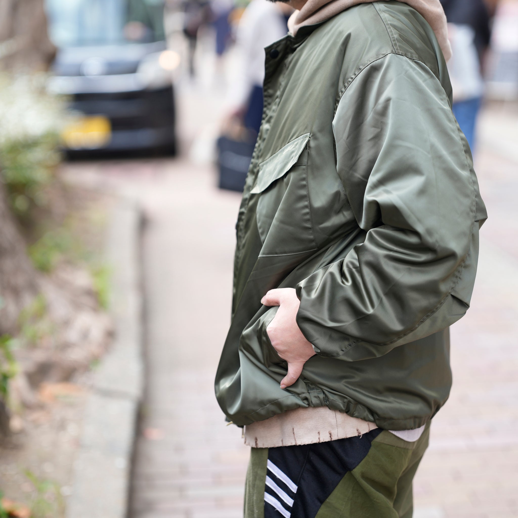 P.H.M. CHEMICAL JACKET_MA – Olive | PH25FW-005 | POWDERHORN MOUNTAINEE