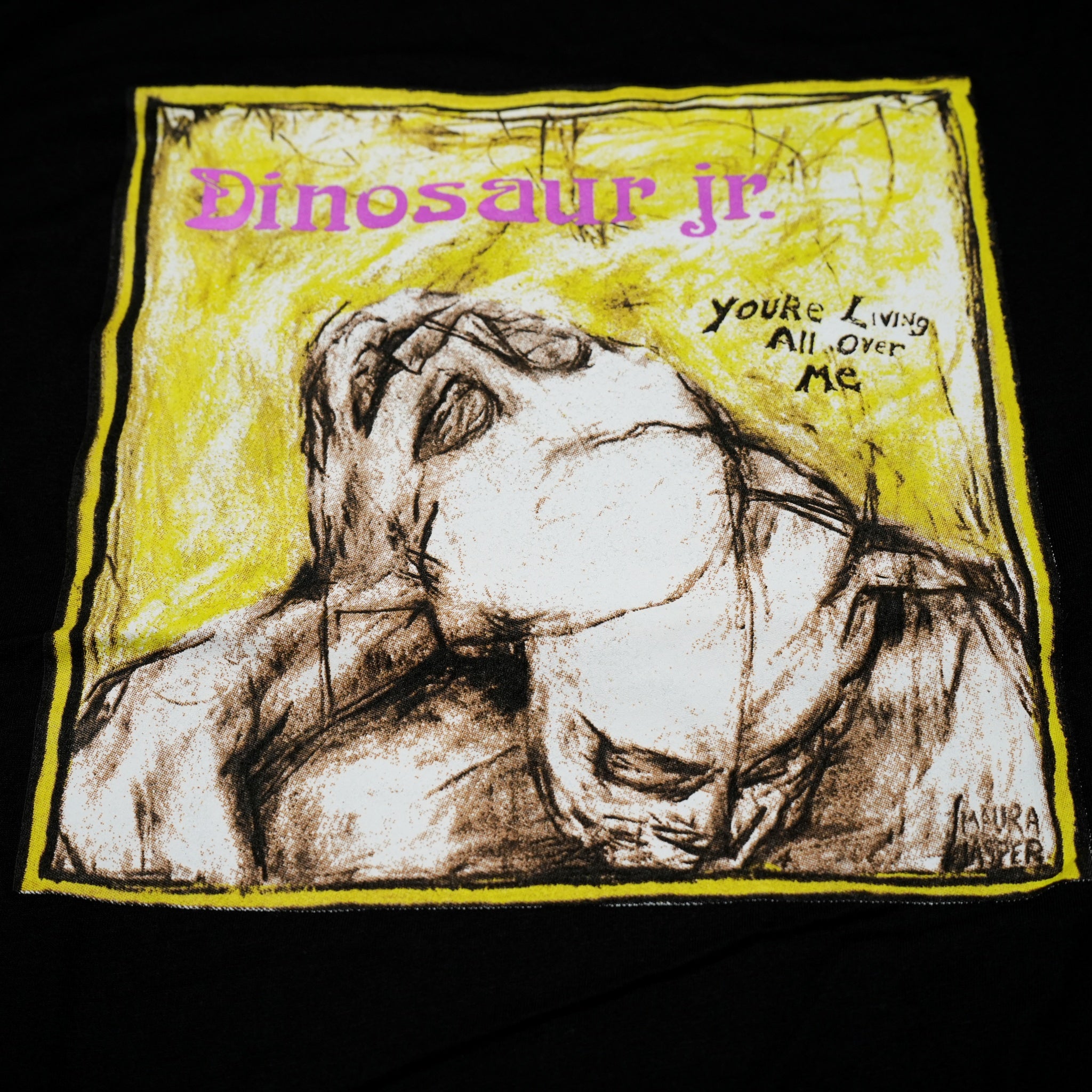 Dinosaur Jr. All Over Me T-shirt【Kung Fu Inc】