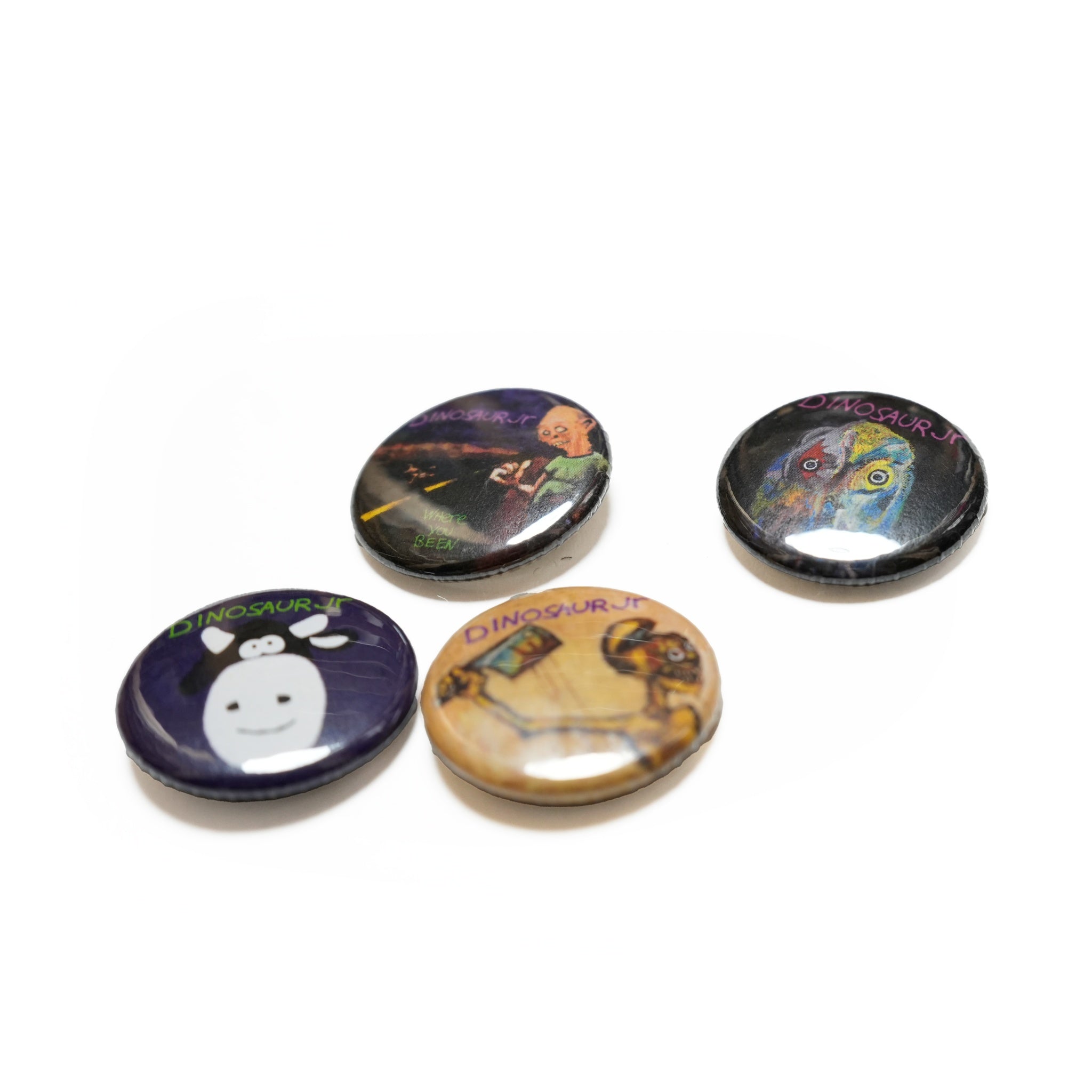 Dinosaur Jr. 4 Button 2023 Set【Kung Fu Inc】