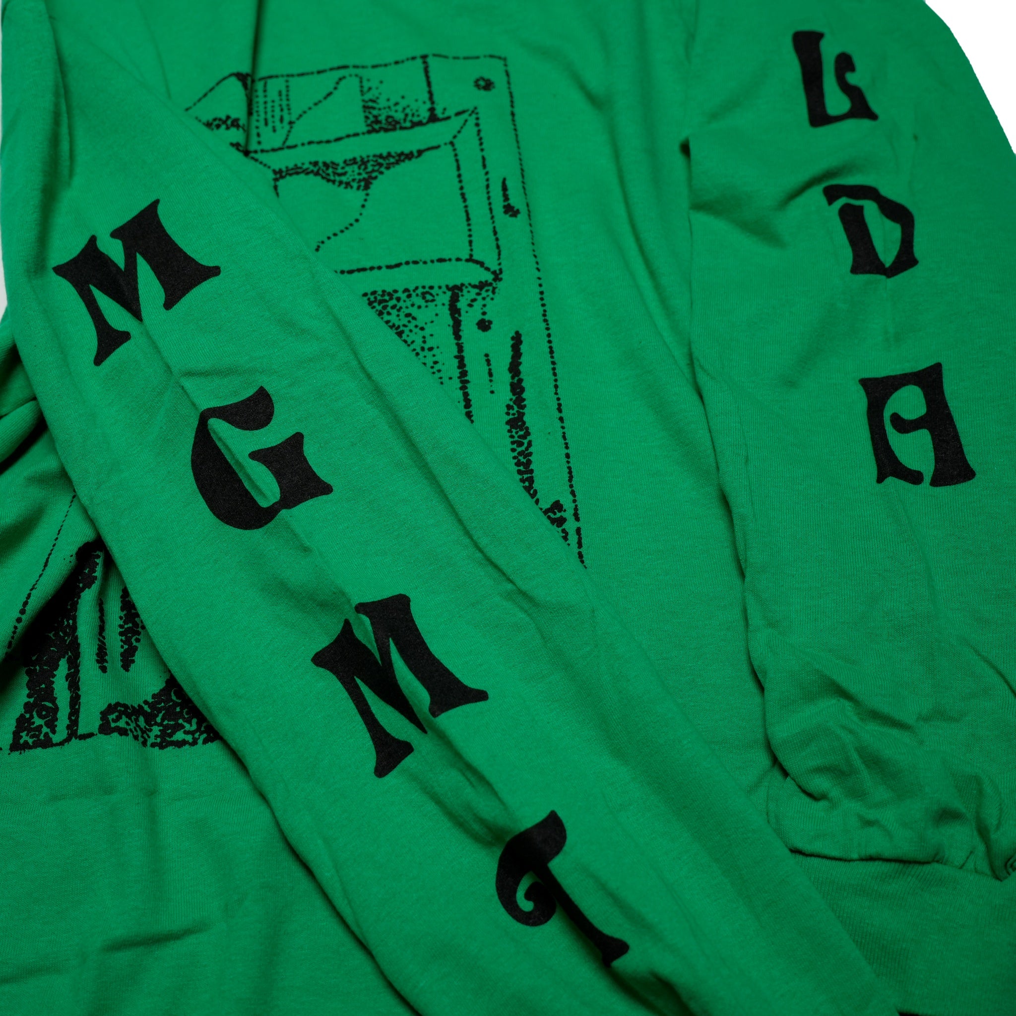 MGMT Little Dark Age [GREEN] L/S T-shirt【Kung Fu Inc】