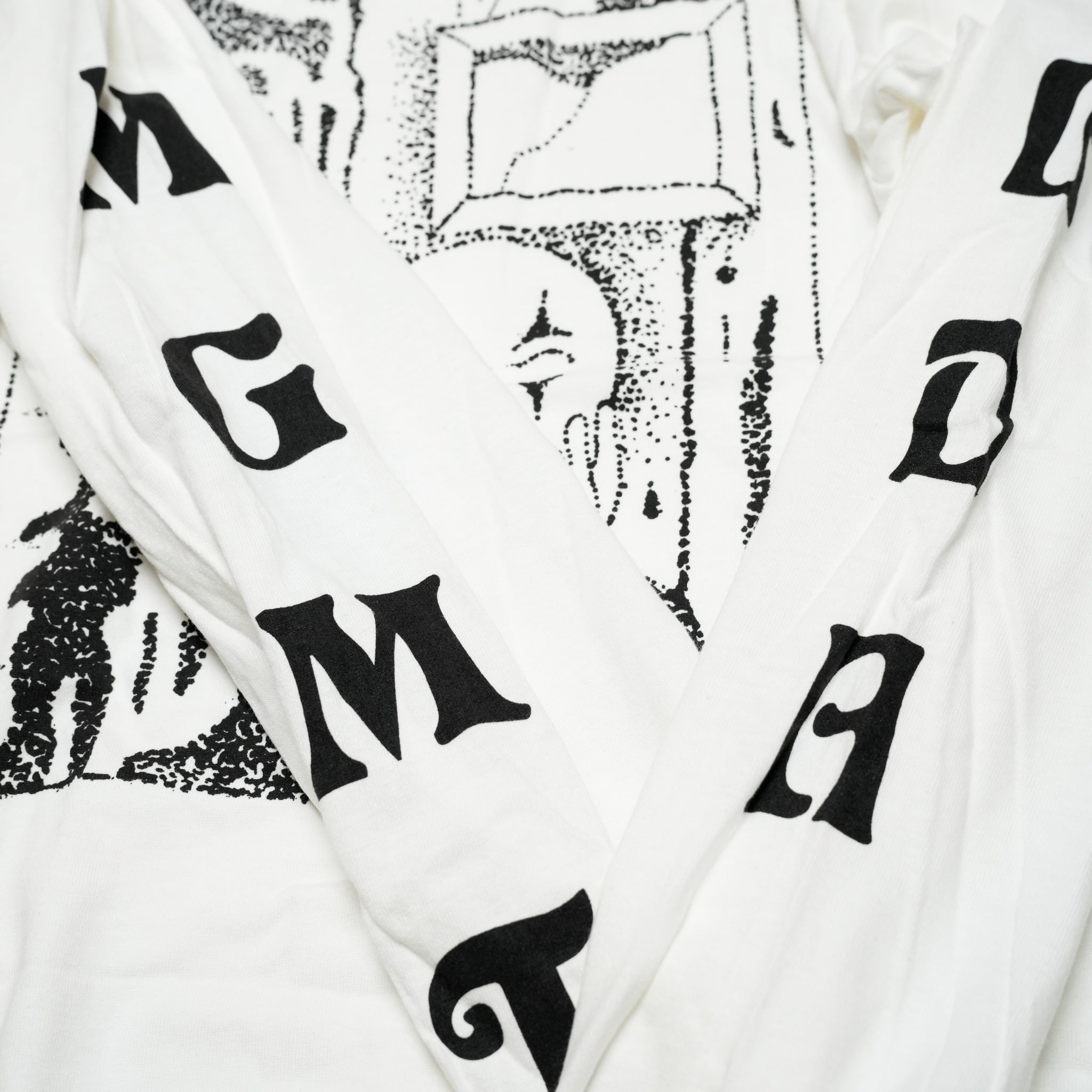 MGMT Little Dark Age [WHITE] L/S T-shirt【Kung Fu Inc】