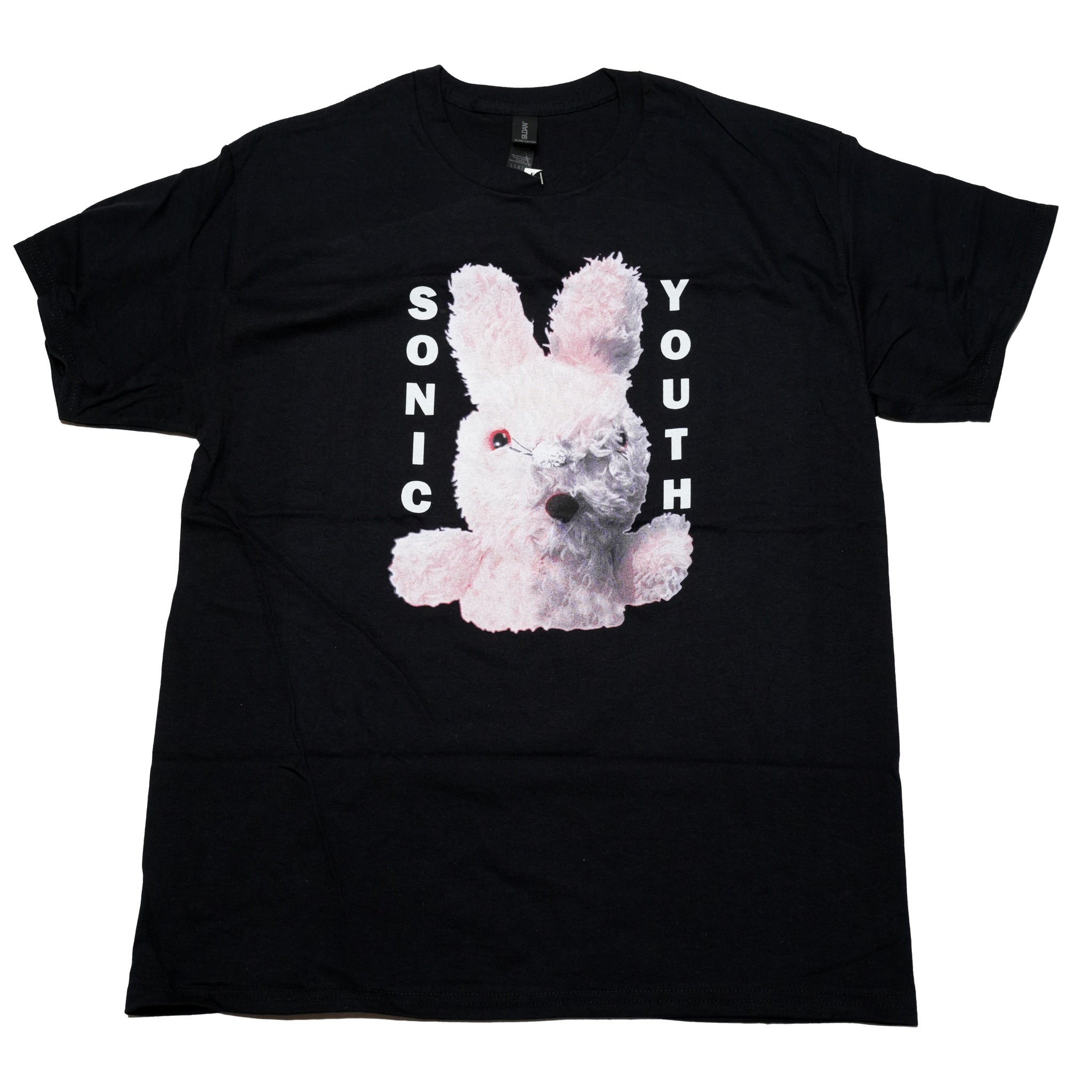 Sonic Youth Dirty Bunny T-shirt [BLACK] (KF)【Kung Fu Inc】