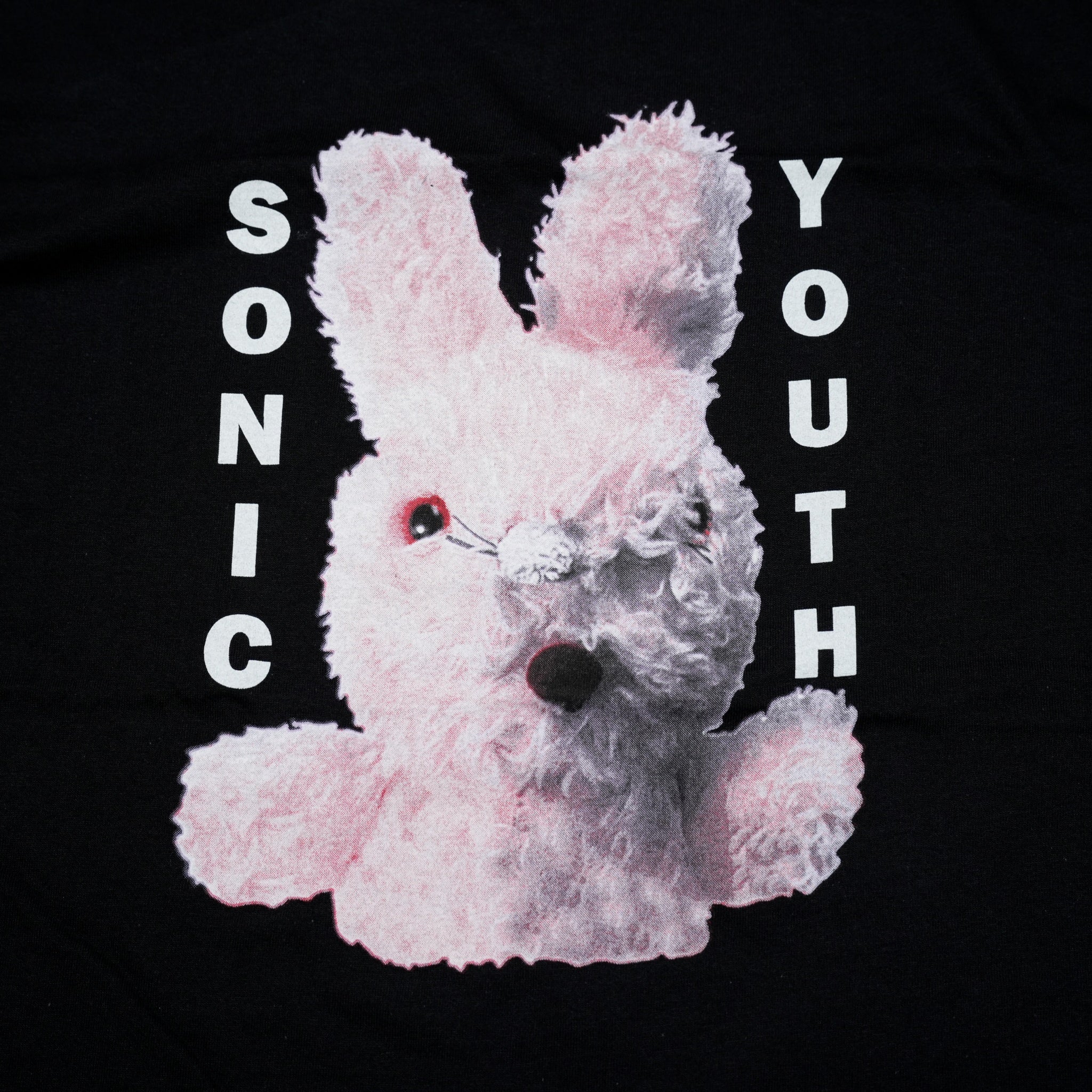 Sonic Youth Dirty Bunny T-shirt [BLACK] (KF)【Kung Fu Inc】