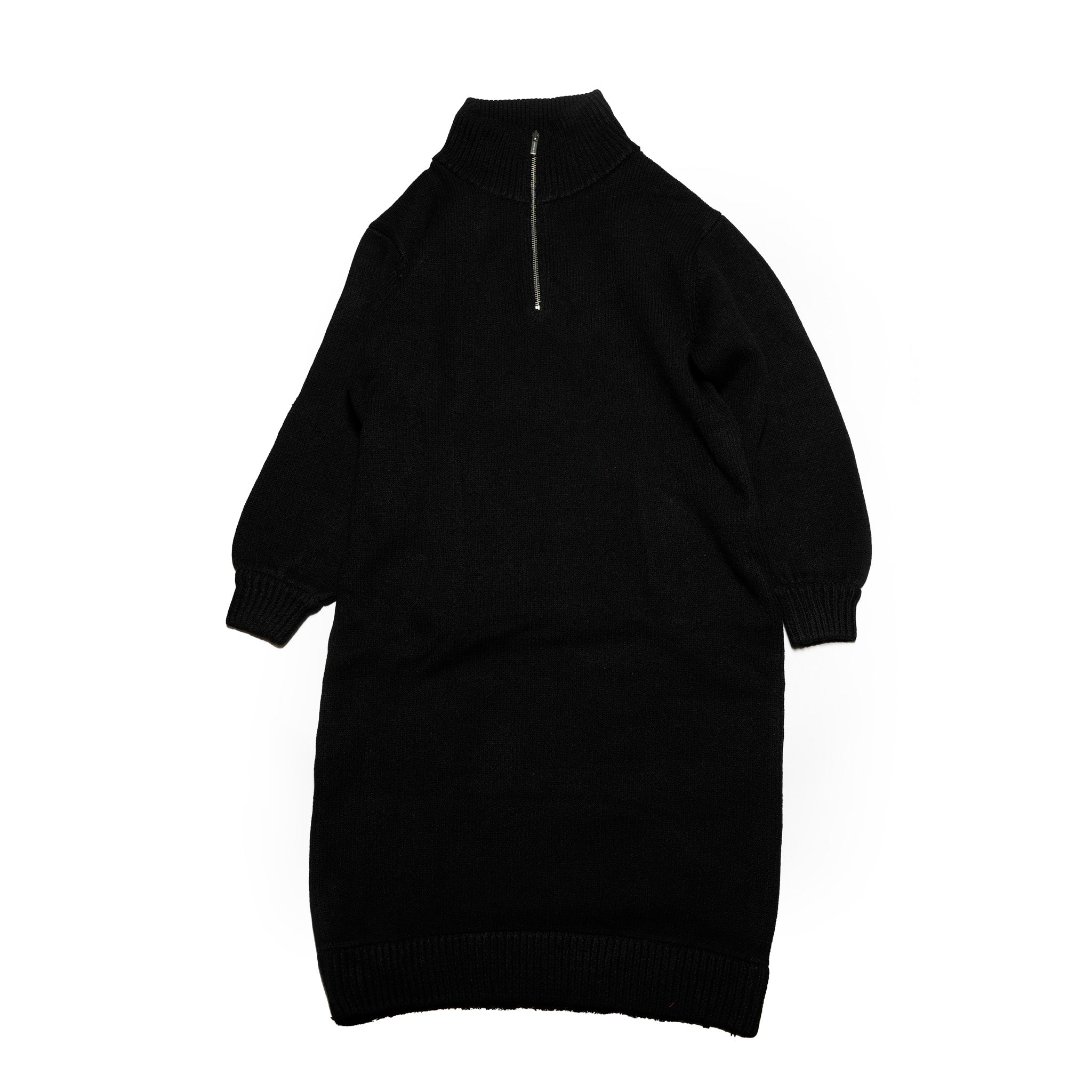 Half Zip Warm Onepiece | Color:Black【AMBERGLEAM_アンバーグリーム】| 1155131218