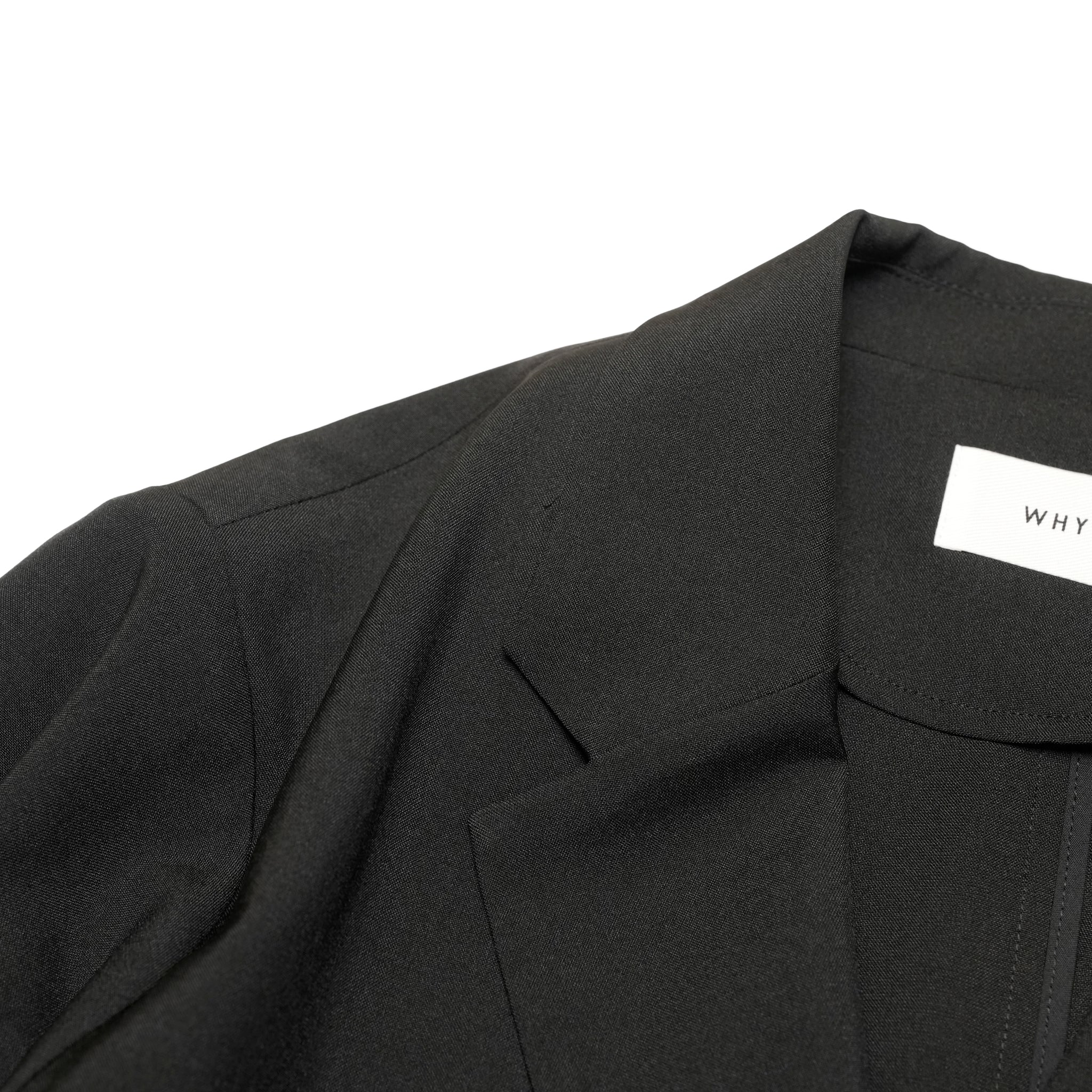 WHT25HJK4040 | DOUBLE BREASTED JACKET | Color:Black【WHYTO_ホワイト】