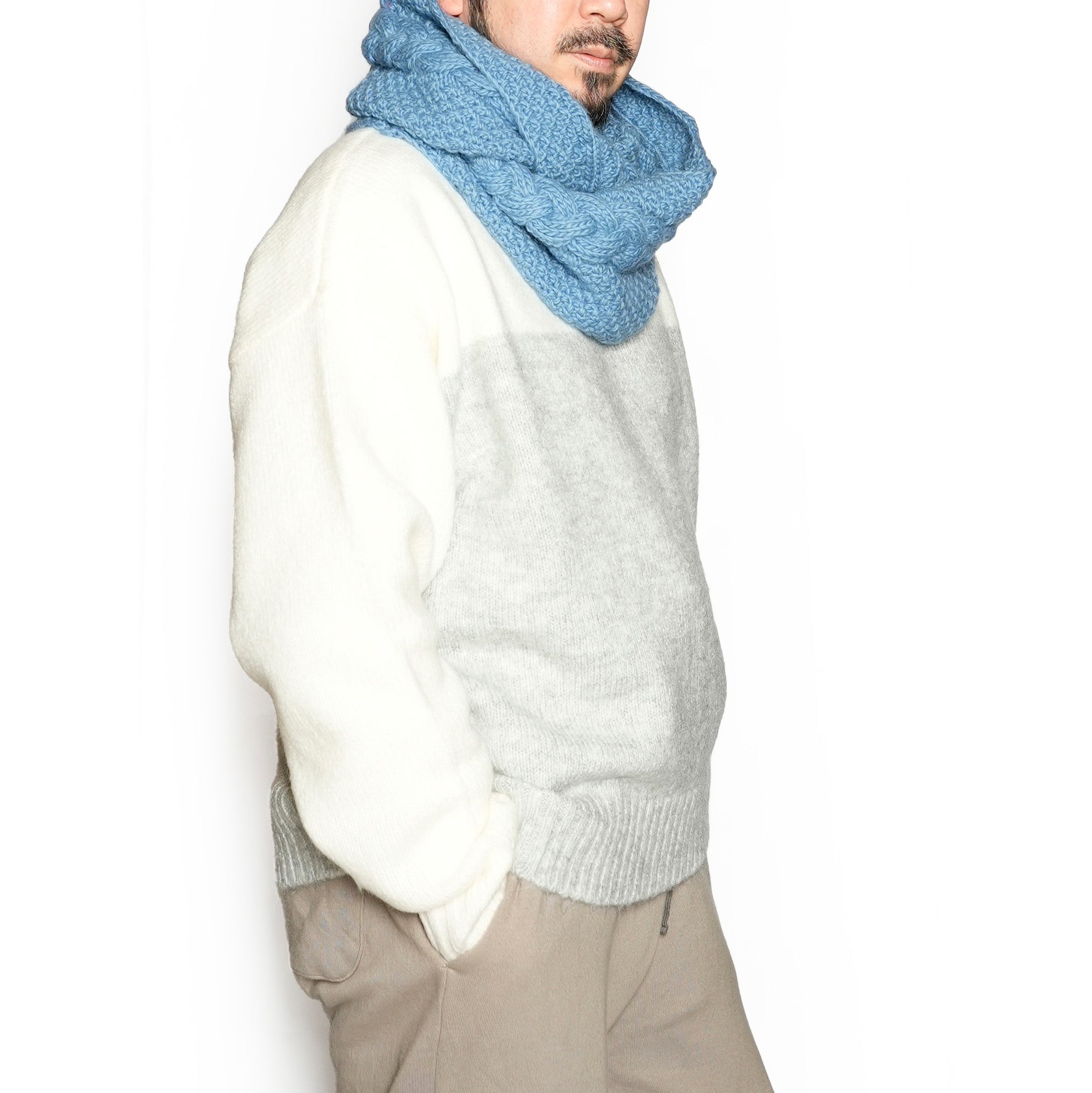 RELAX FIT №133 [ Ring Muffler “Mebius” ] サンマリノブルー【RELAX FIT_リラックスフィット】