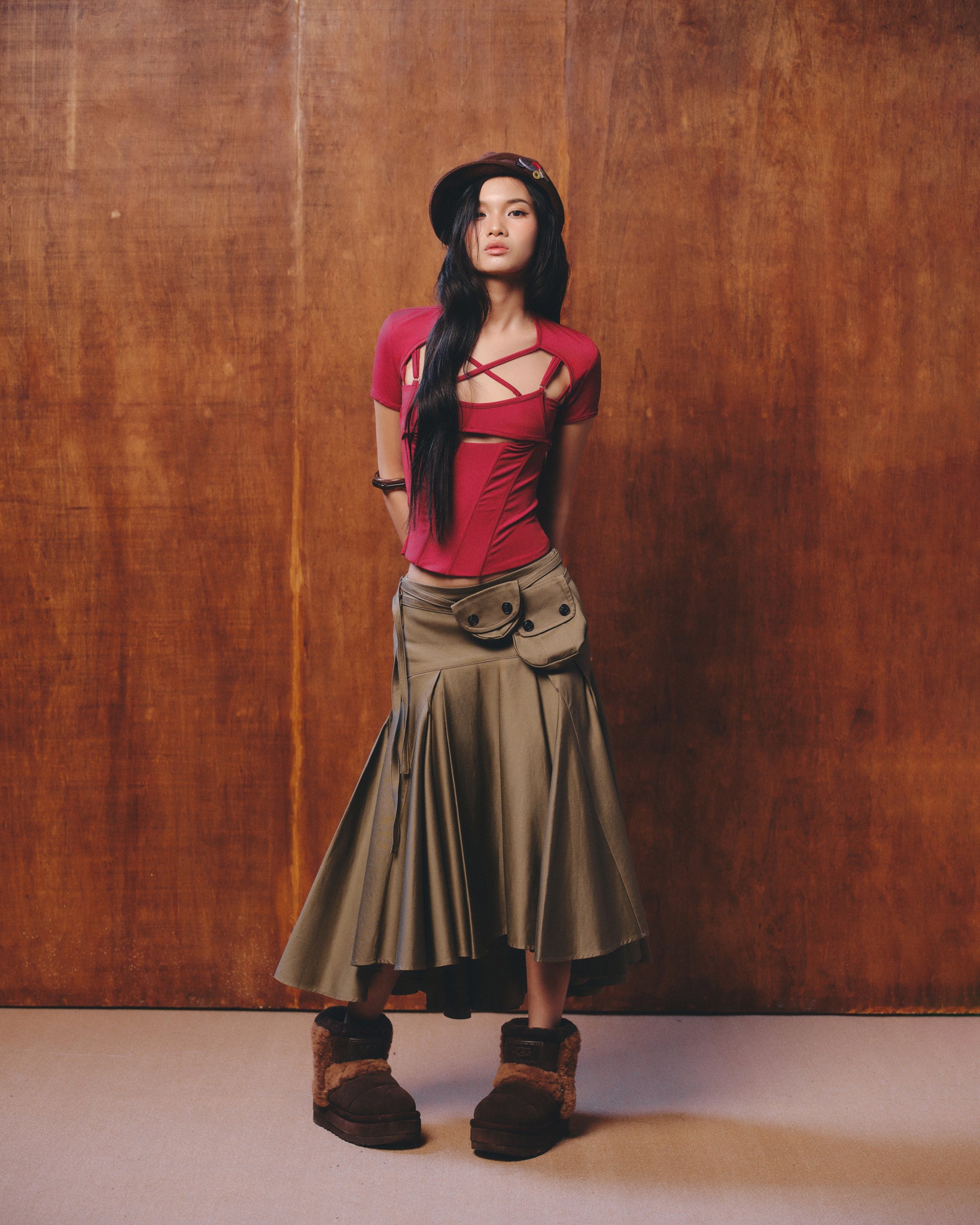CASMIR TOP (RED) | Bunny Hill Concept