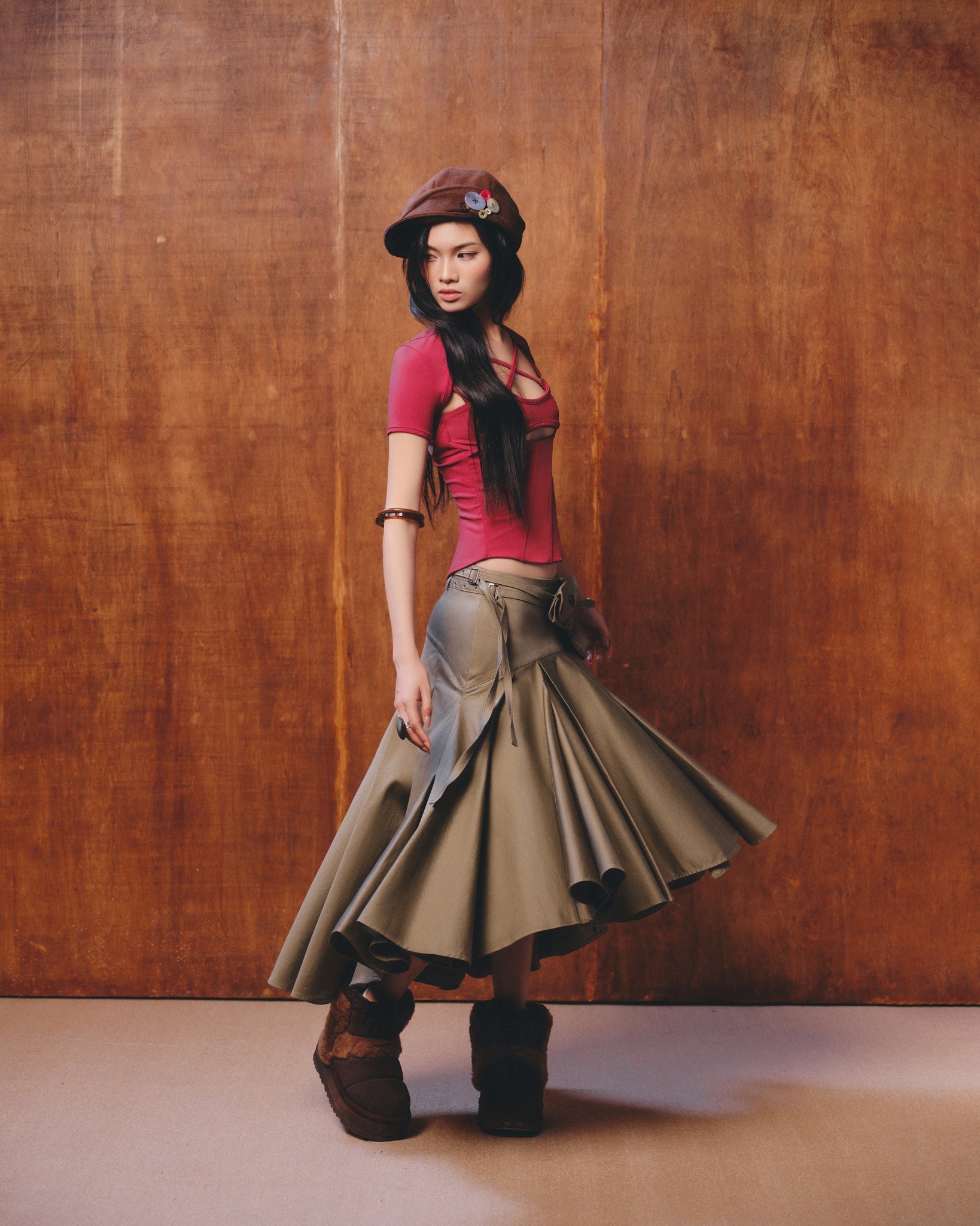 CASMIR TOP (RED) | Bunny Hill Concept