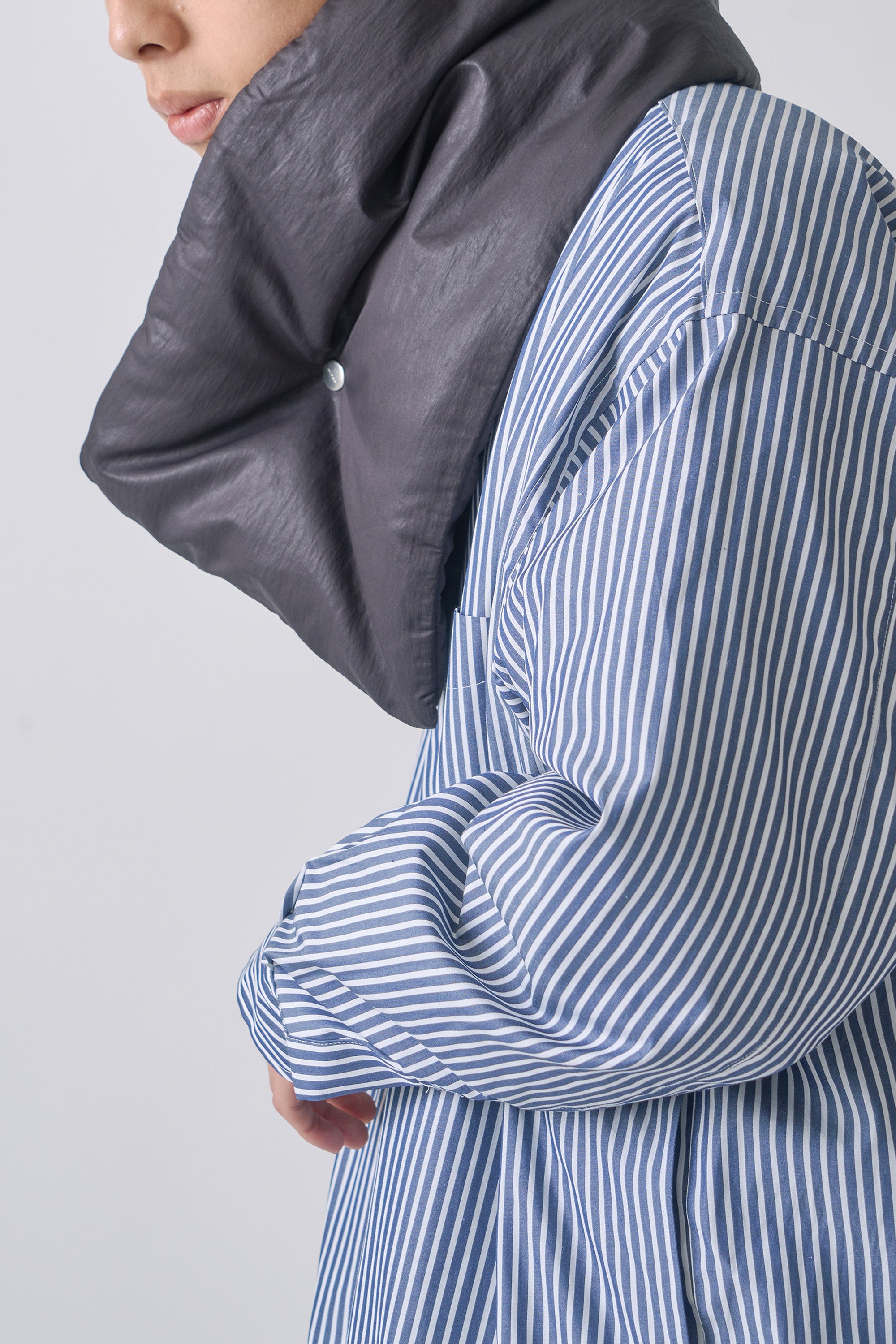 REVERSIBLE DOWN MUFFLER | Color_Black | No_few25wac5354_black【MIFFEW_ミフュー】