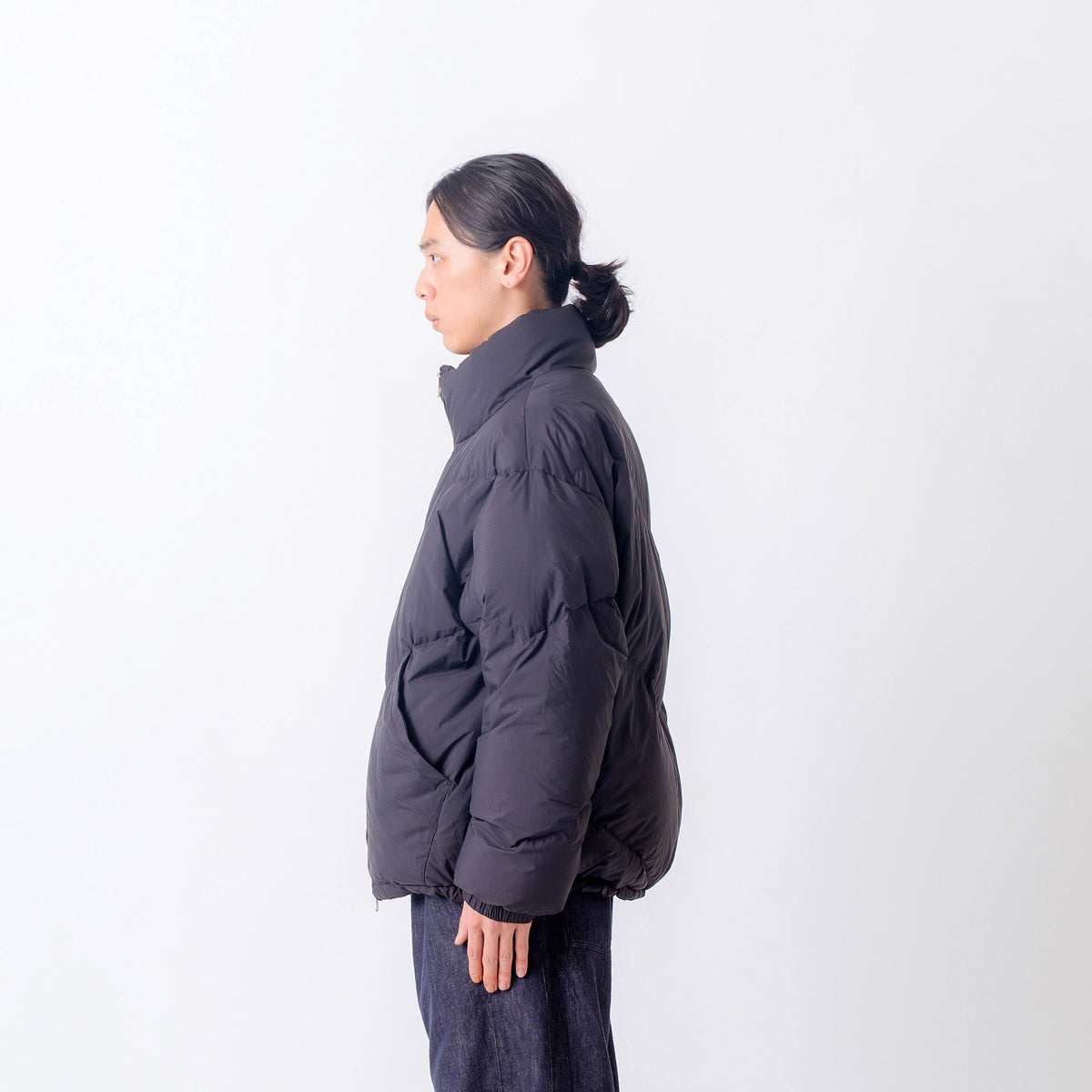 QUILTING DOWN JACKET – Black | MIFFEW