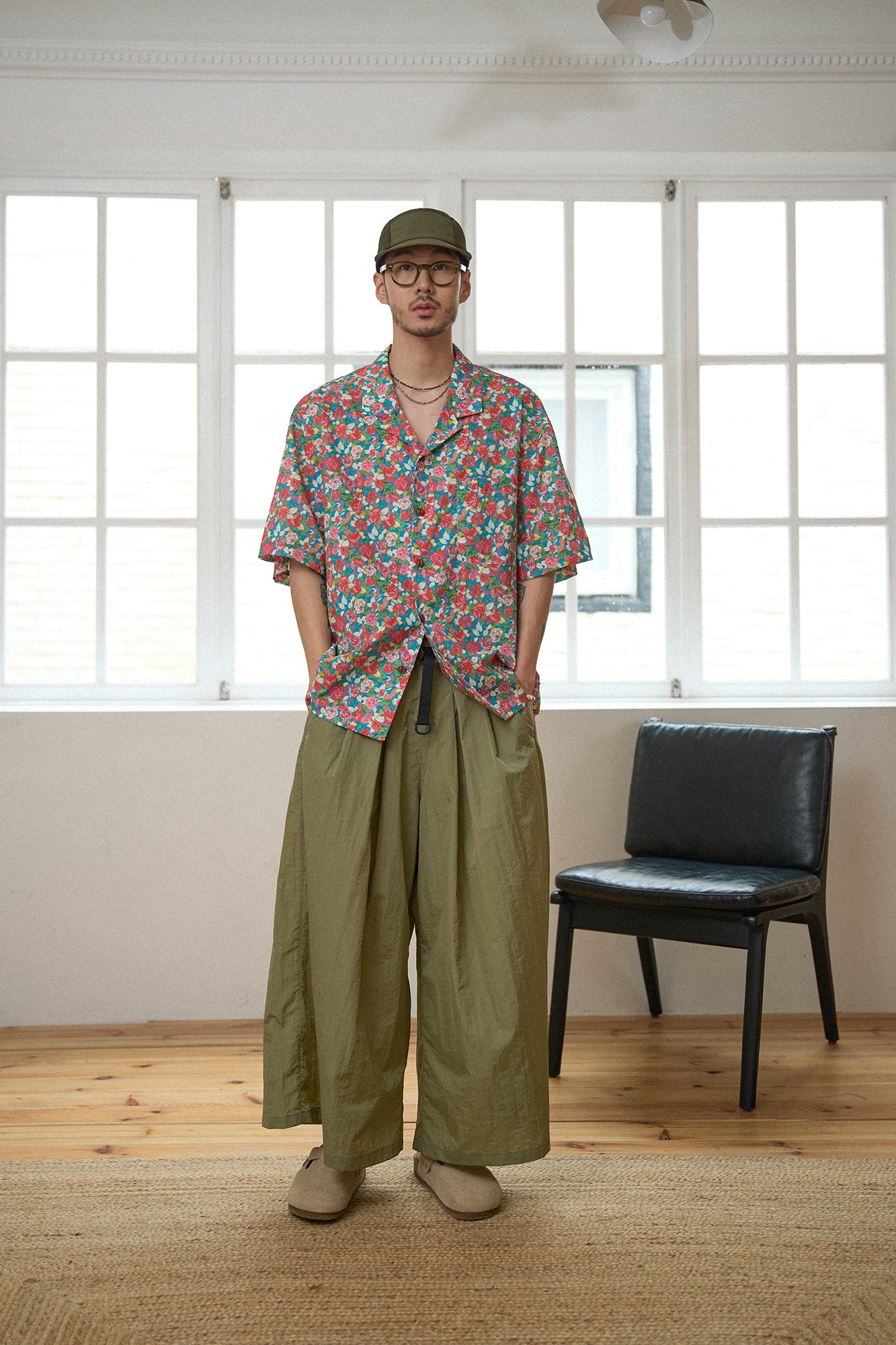 G72203_MT | 80S COTTON FLOWER HAWAIIAN SHIRTS-MT | Color:Multi【GORT_ゴート】