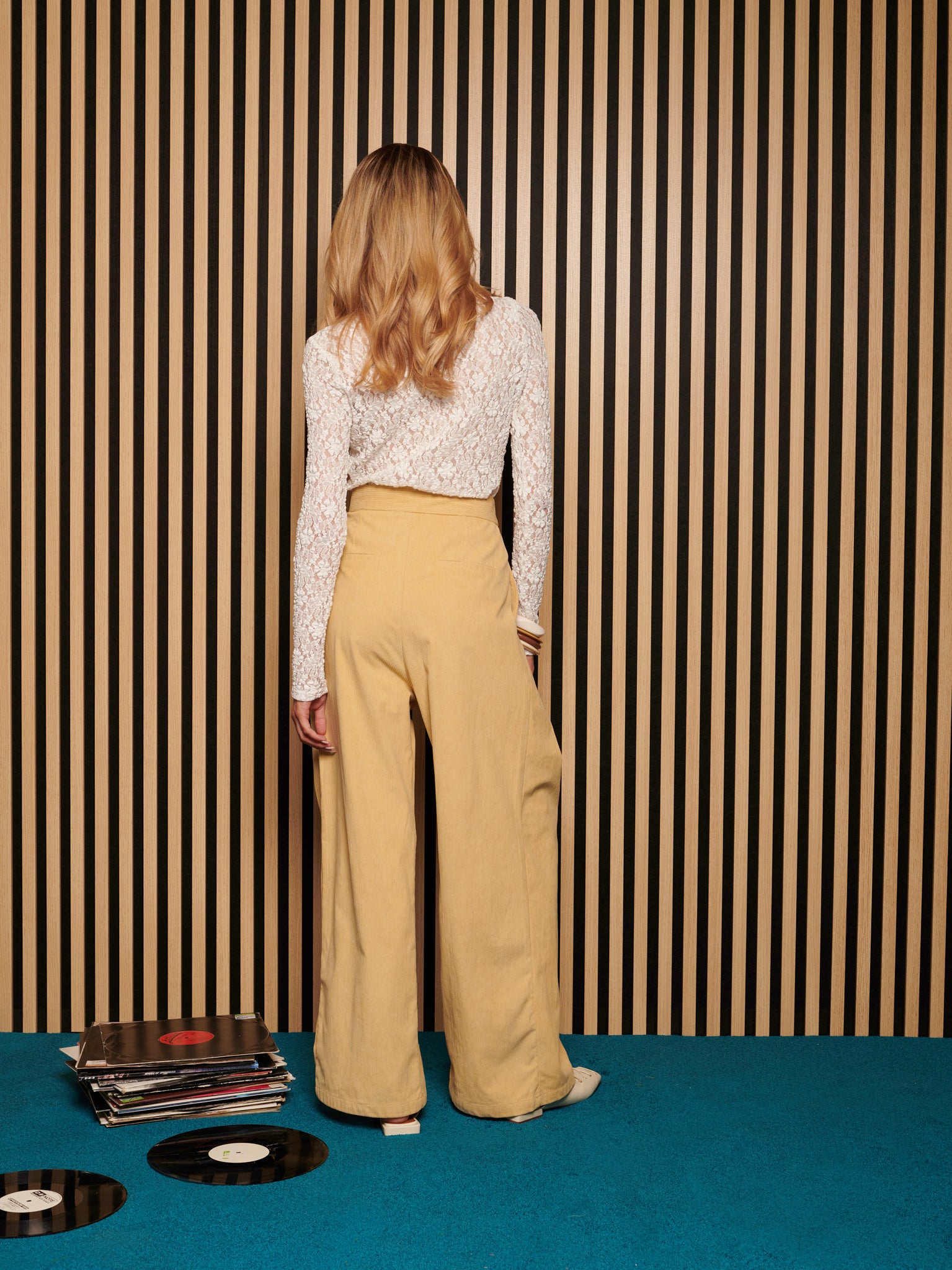 Willis Lace Top | Color_White | No_32GH02TOG401WHT_WHITE【GHOSPELL_ゴスペル】