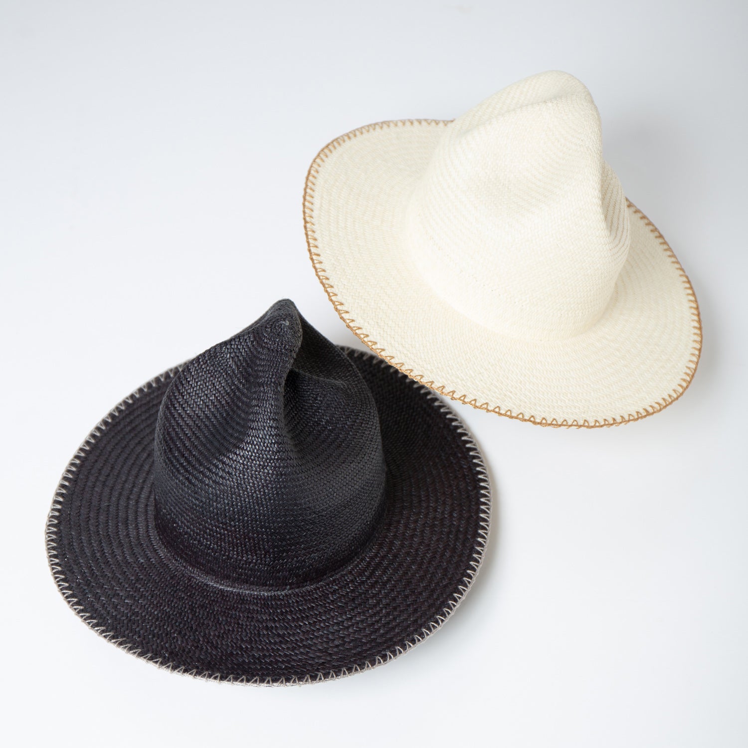 IA-25-120_Black | Mountain Panama Hat | Color:Black【INDIETRO ASSOCIATION_インディエトロアソシエーション】【入荷予定アイテム・入荷連絡可能】