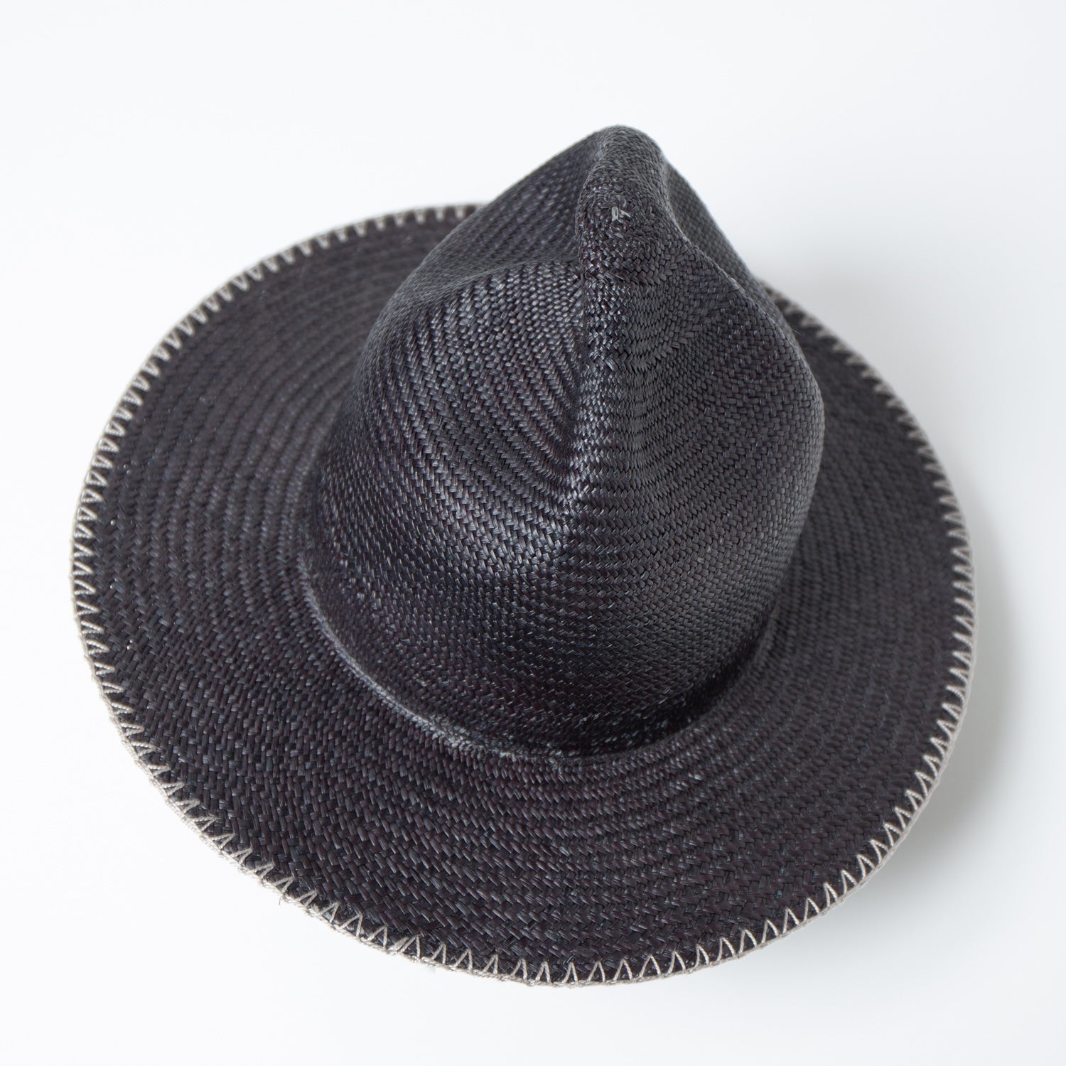 IA-25-120_Black | Mountain Panama Hat | Color:Black【INDIETRO ASSOCIATION_インディエトロアソシエーション】【入荷予定アイテム・入荷連絡可能】