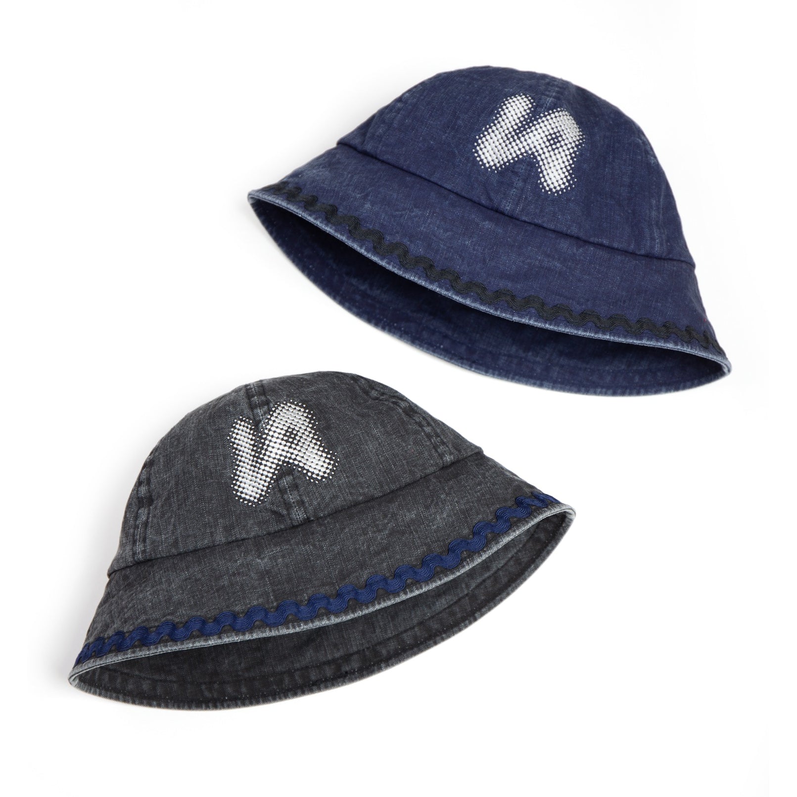 Logo Metro Hat | Color_Indigo / Black | No_ia-25-128【INDIETRO ASSOCIATION_インディエトロアソシエーション】【入荷予定アイテム・入荷連絡可能】