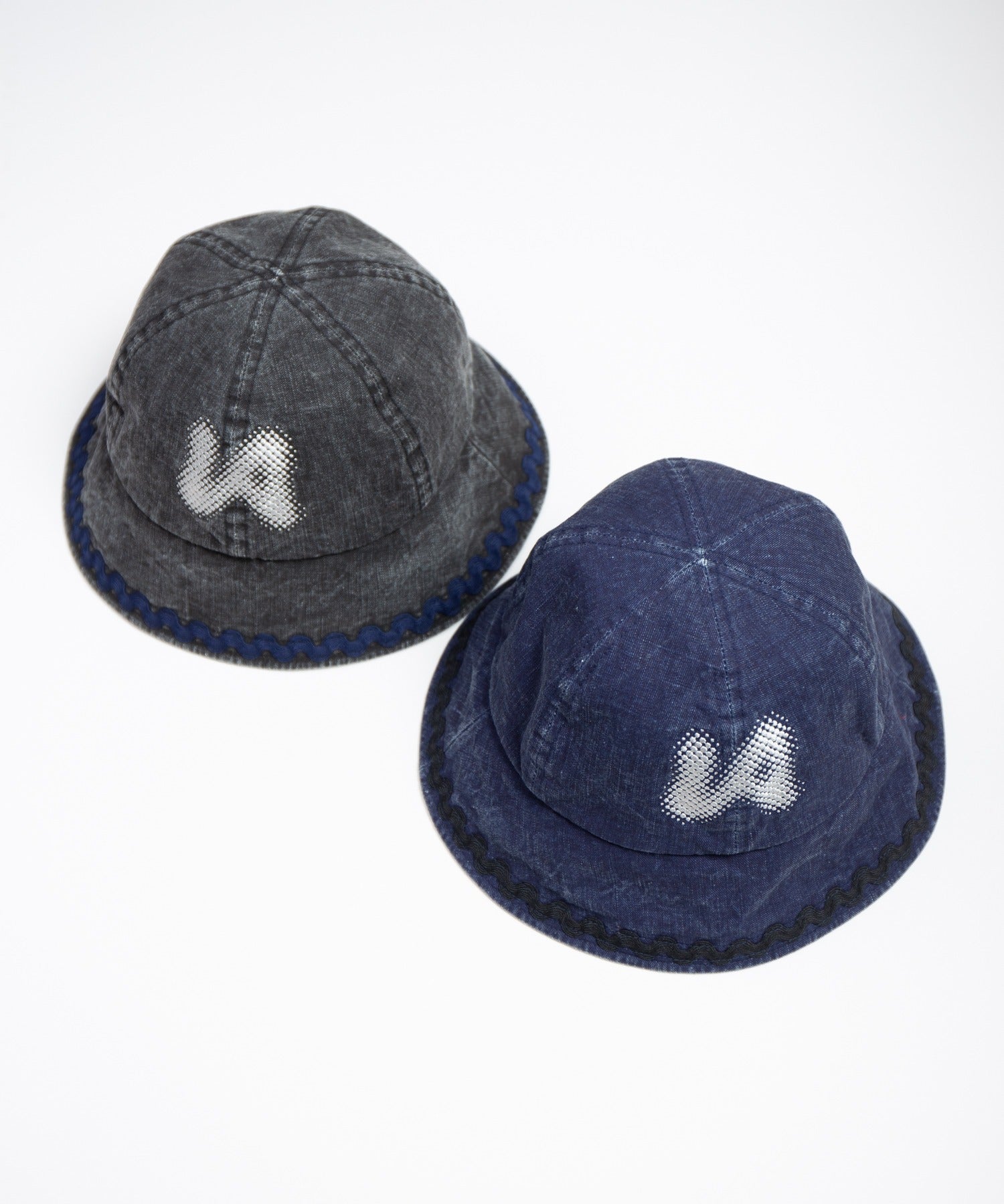 Logo Metro Hat | Color_Indigo / Black | No_ia-25-128【INDIETRO ASSOCIATION_インディエトロアソシエーション】【入荷予定アイテム・入荷連絡可能】