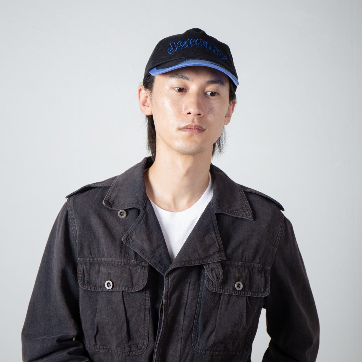 Logo Cap | Color_Black | No_IA-26-142_Black【INDIETRO ASSOCIATION_インディエトロアソシエーション】