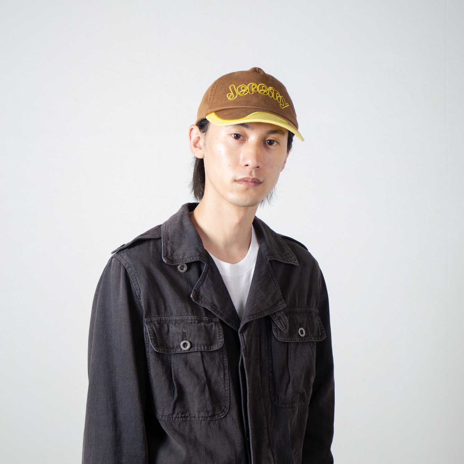 Logo Cap | Color_Brown | No_IA-26-142_Brown【INDIETRO ASSOCIATION_インディエトロアソシエーション】