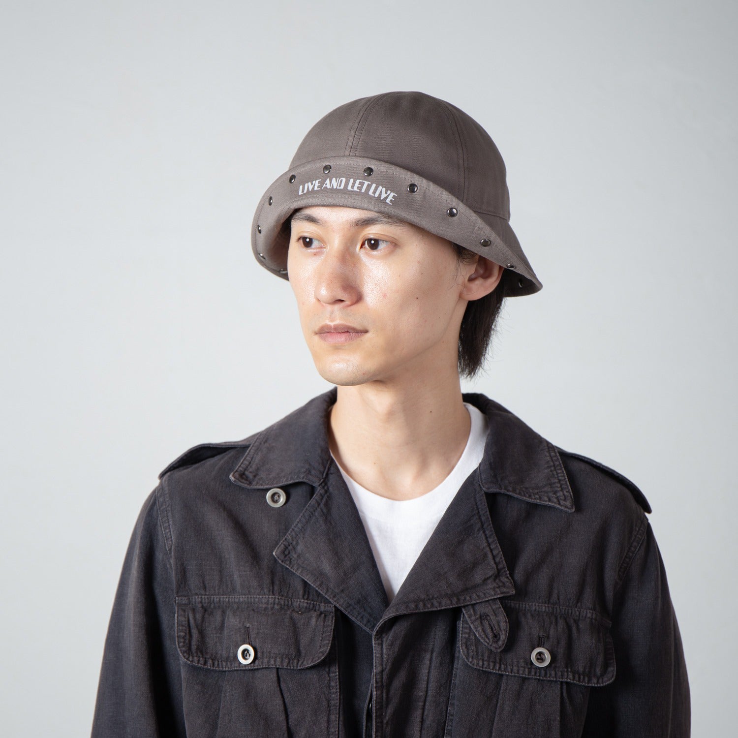 Peace Sailor Hat | Color_Grayge | No_IA-26-144 _Grayge【INDIETRO ASSOCIATION_インディエトロアソシエーション】【入荷予定アイテム・入荷連絡可能】