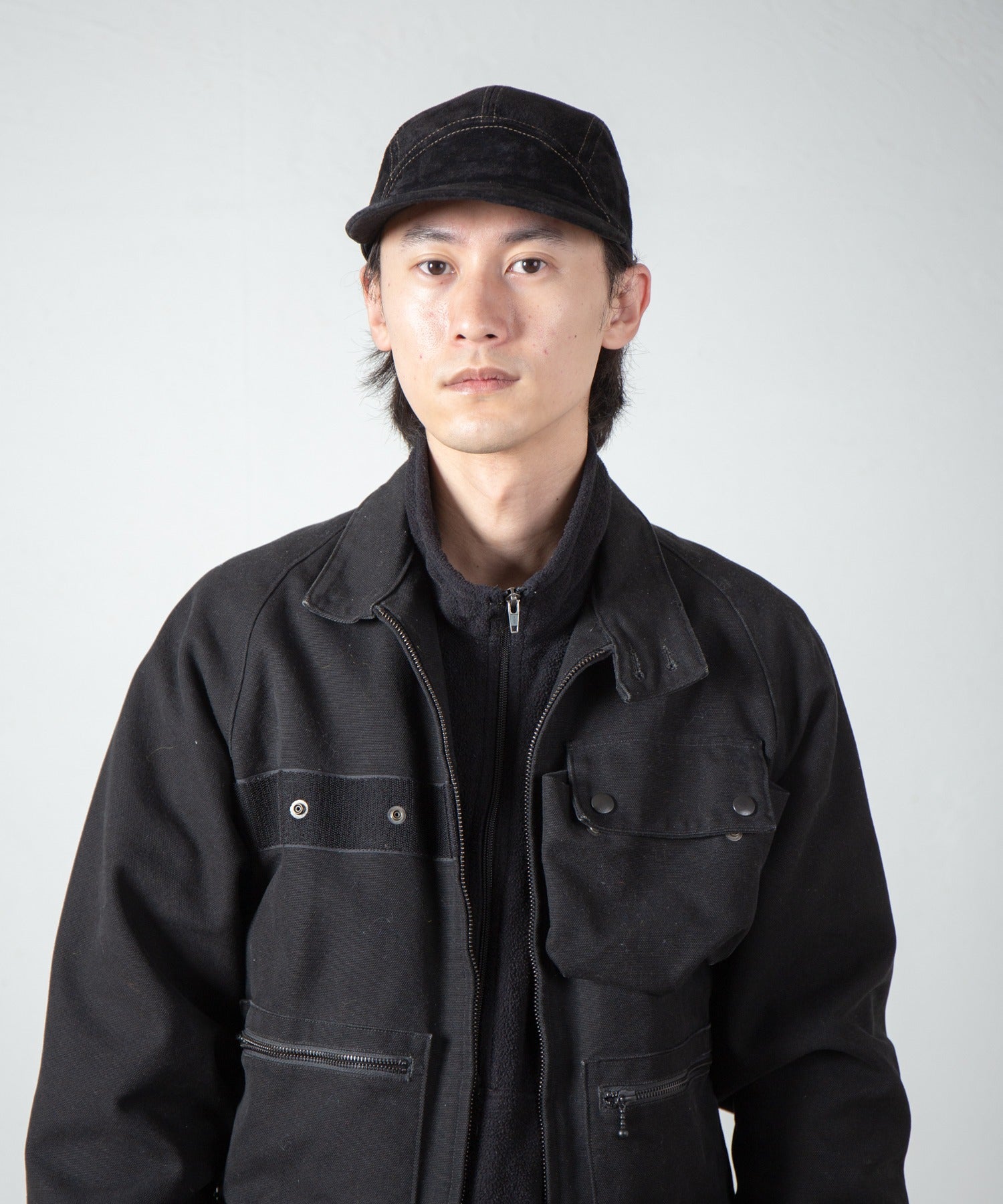 Leather Jet Cap – Black | INDIETRO ASSOCIATION | 入荷予定アイテム