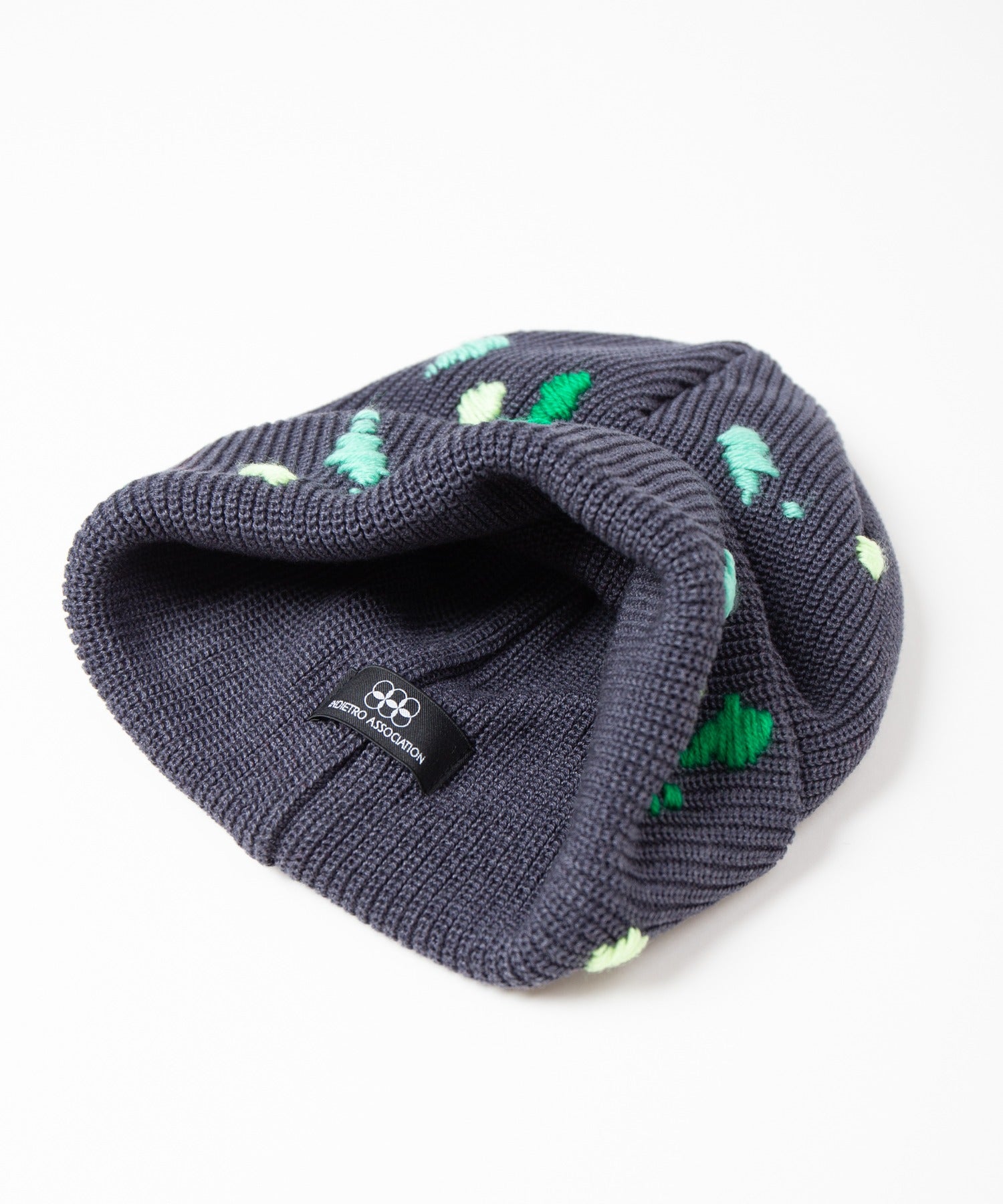 Dirt Embroidery Knit Cap – Gray | INDIETRO ASSOCIATION | 入荷予定アイテム