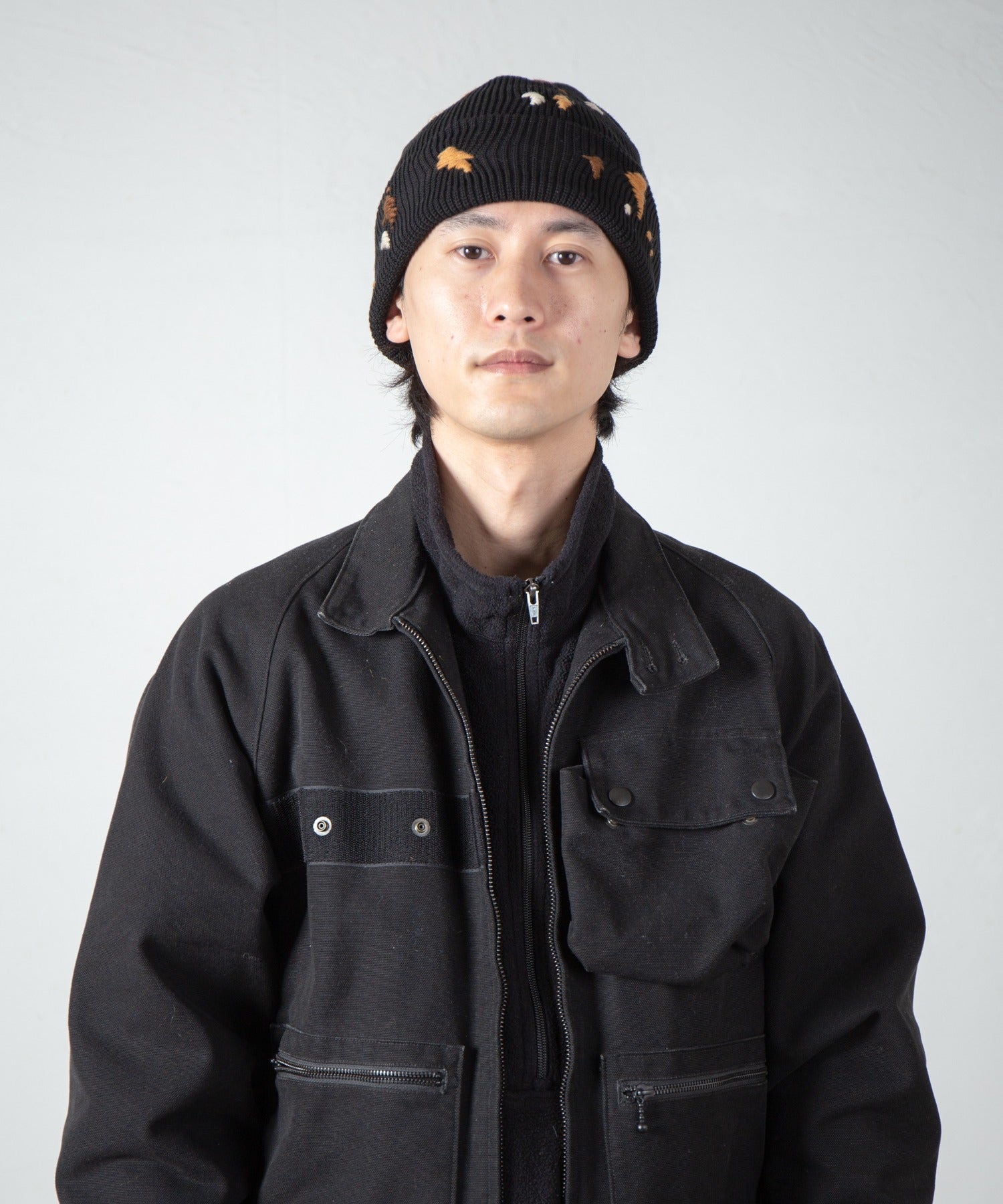 Dirt Embroidery Knit Cap – Black | INDIETRO ASSOCIATION | 入荷予定アイテム
