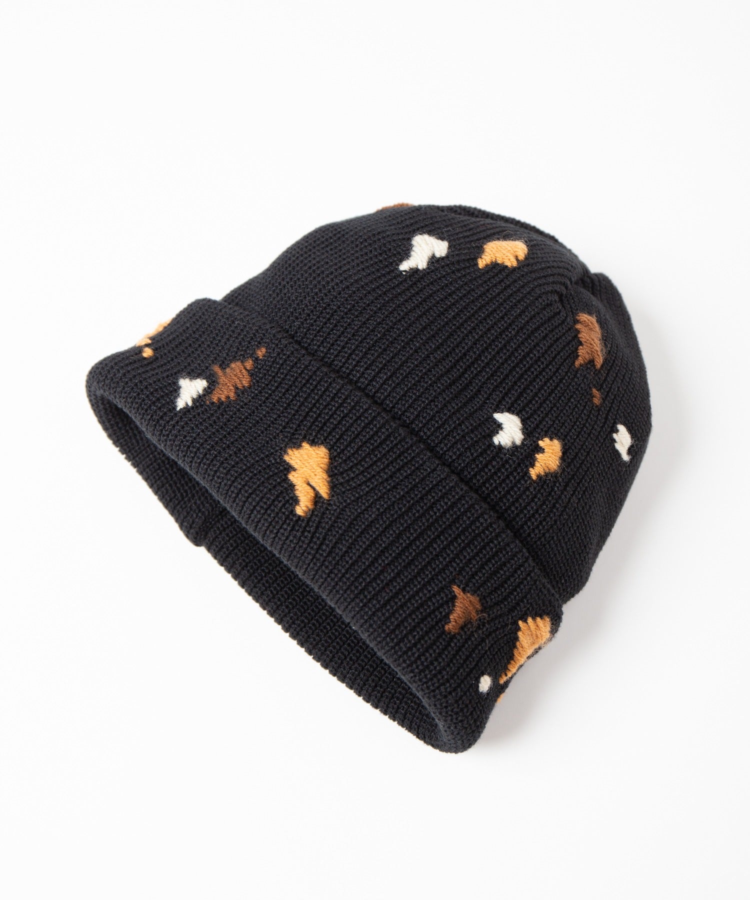 Dirt Embroidery Knit Cap – Black | INDIETRO ASSOCIATION | 入荷予定アイテム