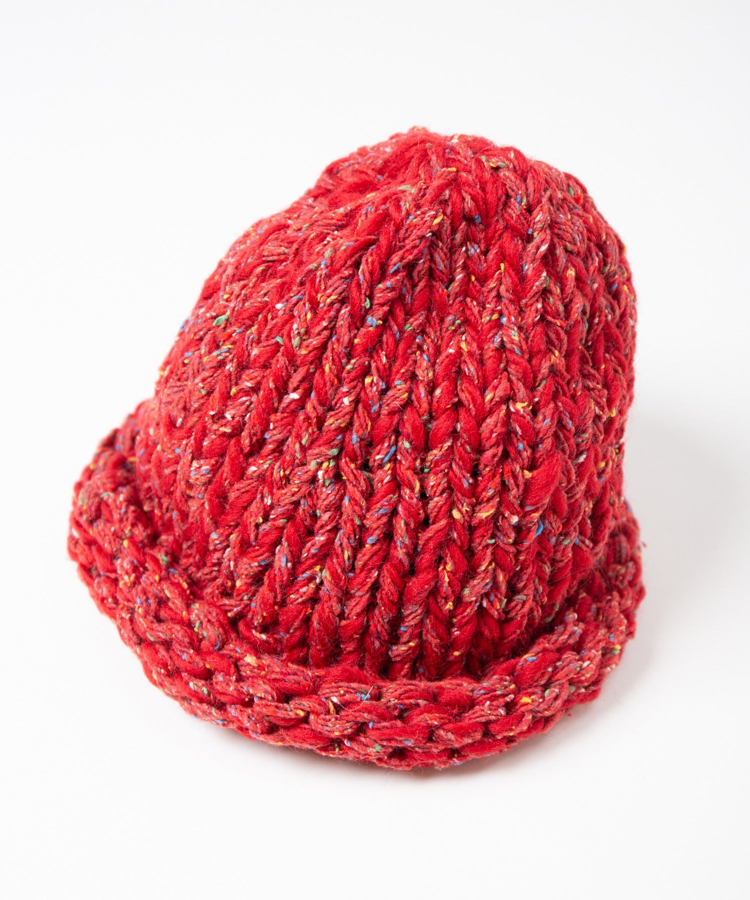Roll Knit Cap – Red | INDIETRO ASSOCIATION | 入荷予定アイテム
