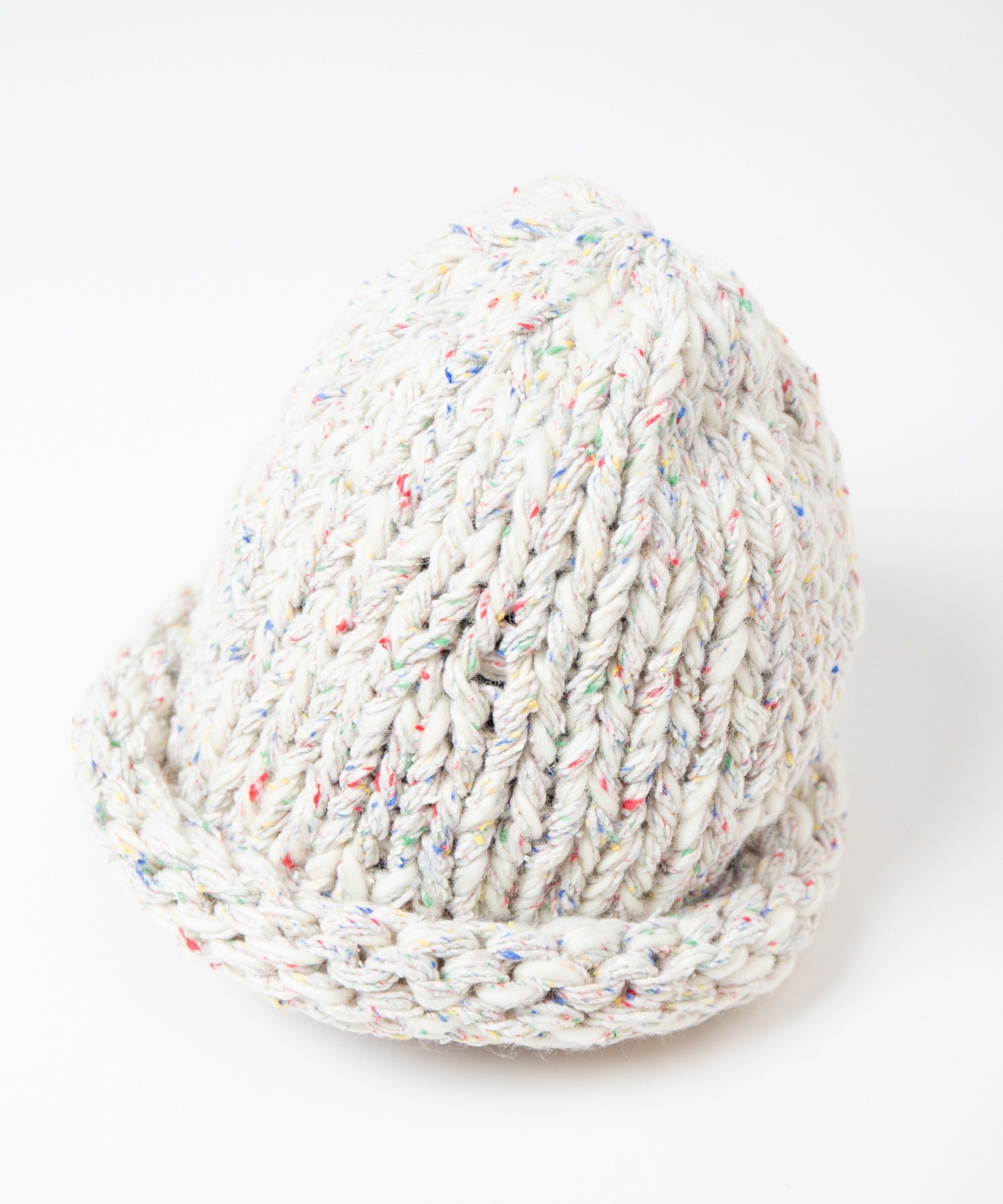 Roll Knit Cap – Ivory | INDIETRO ASSOCIATION | 入荷予定アイテム