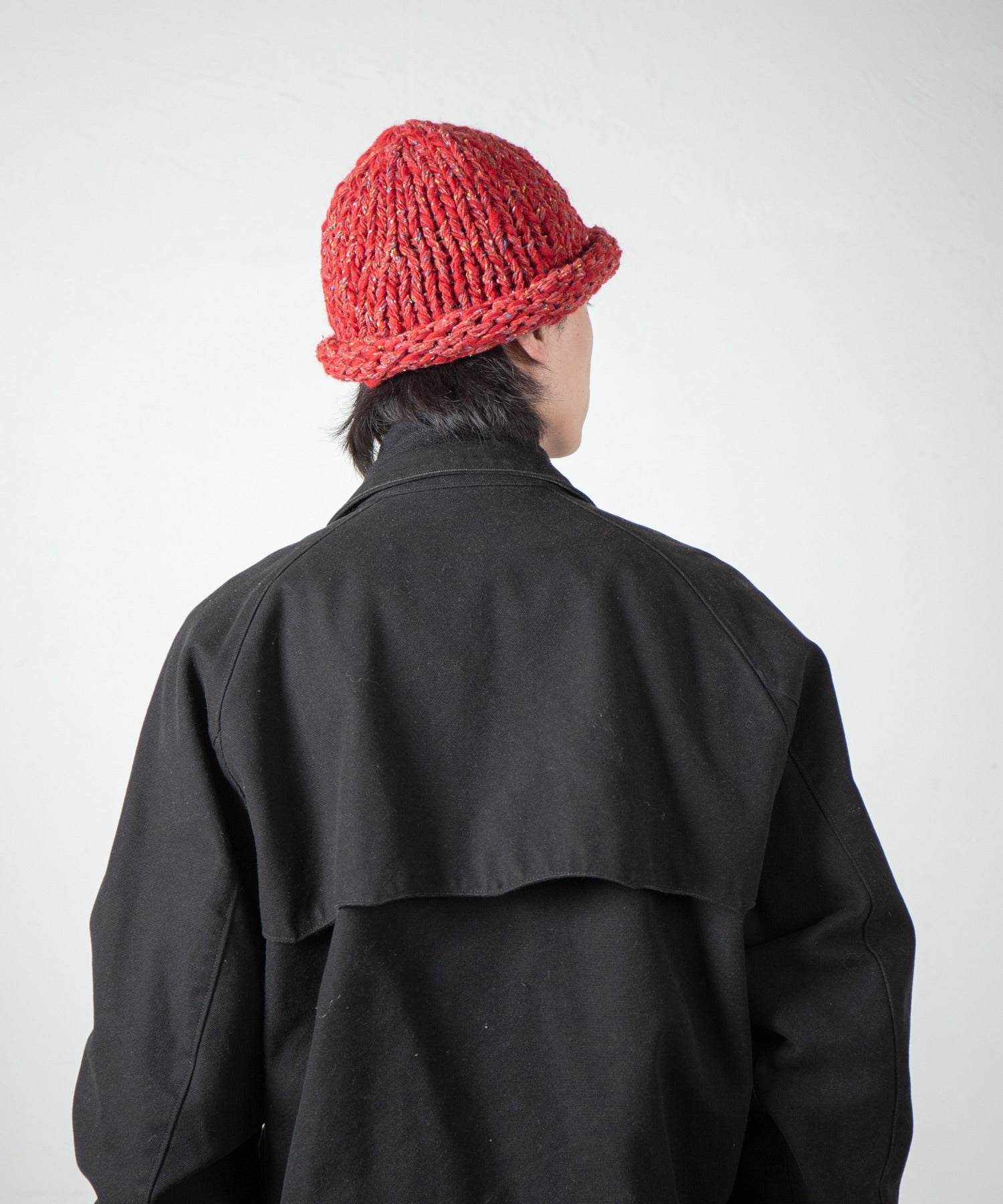 Roll Knit Cap – Red | INDIETRO ASSOCIATION | 入荷予定アイテム