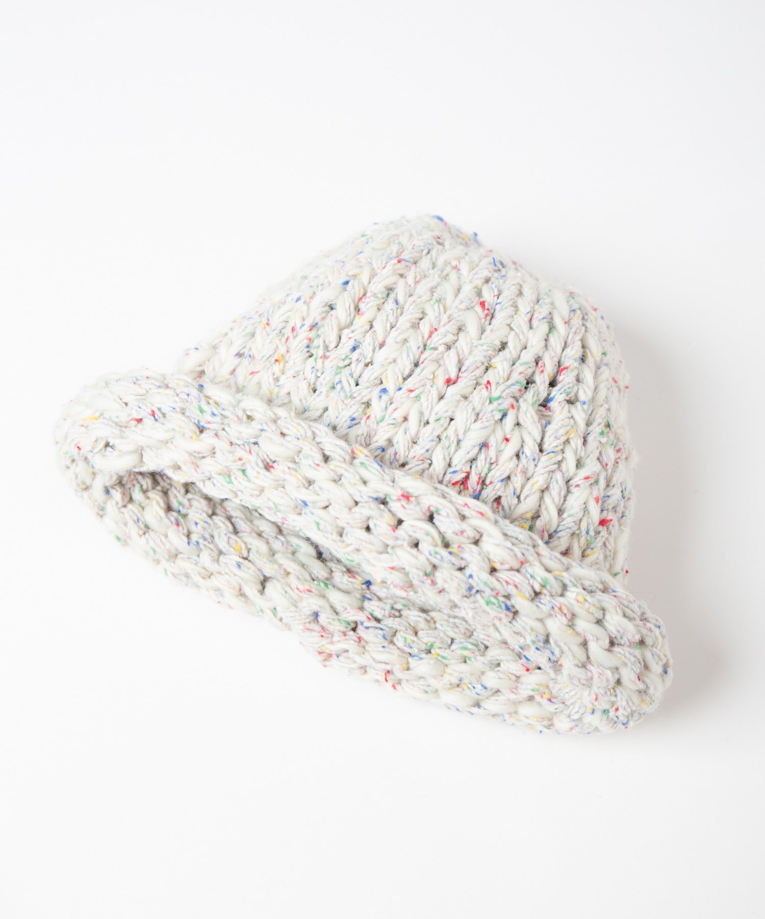 Roll Knit Cap – Ivory | INDIETRO ASSOCIATION | 入荷予定アイテム