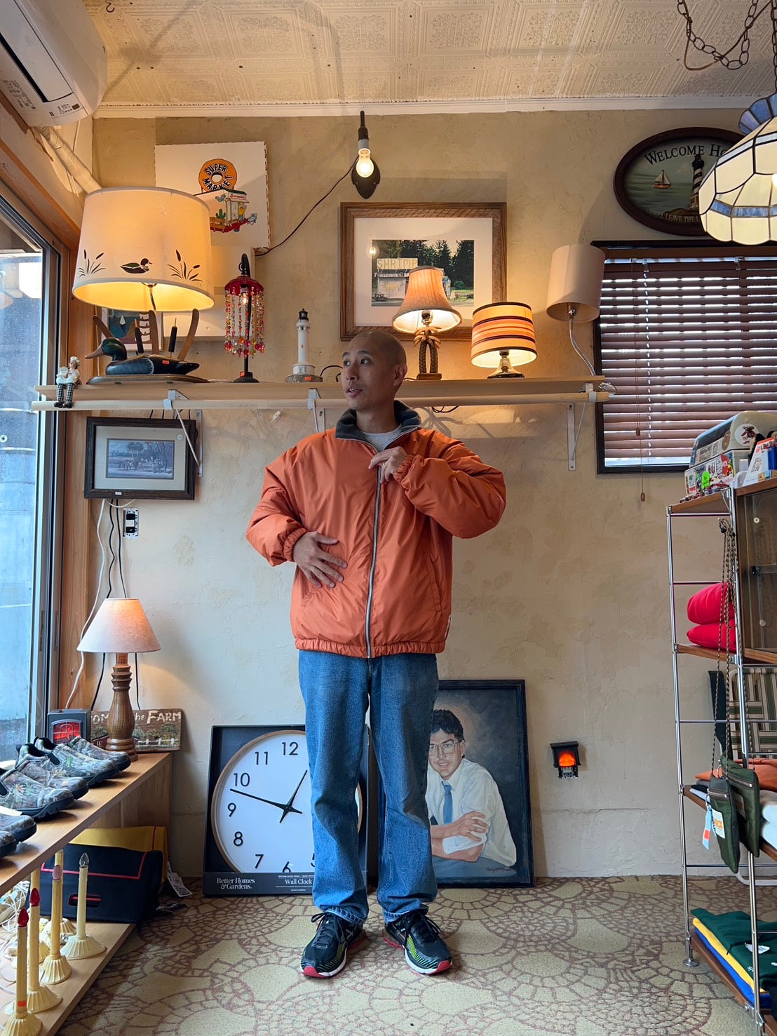 RELAX FIT №148  [ The city Blouson ] Color:フェードブラック / フェードテキサスオレンジ【RELAX FIT_リラックスフィット】