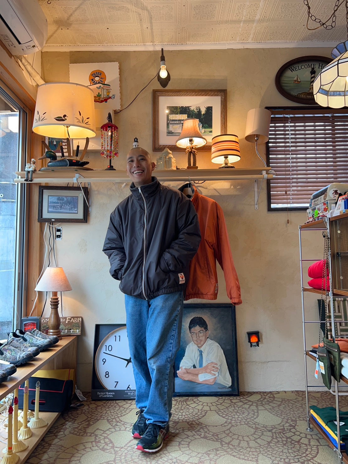 RELAX FIT №148  [ The city Blouson ] Color:フェードブラック / フェードテキサスオレンジ【RELAX FIT_リラックスフィット】