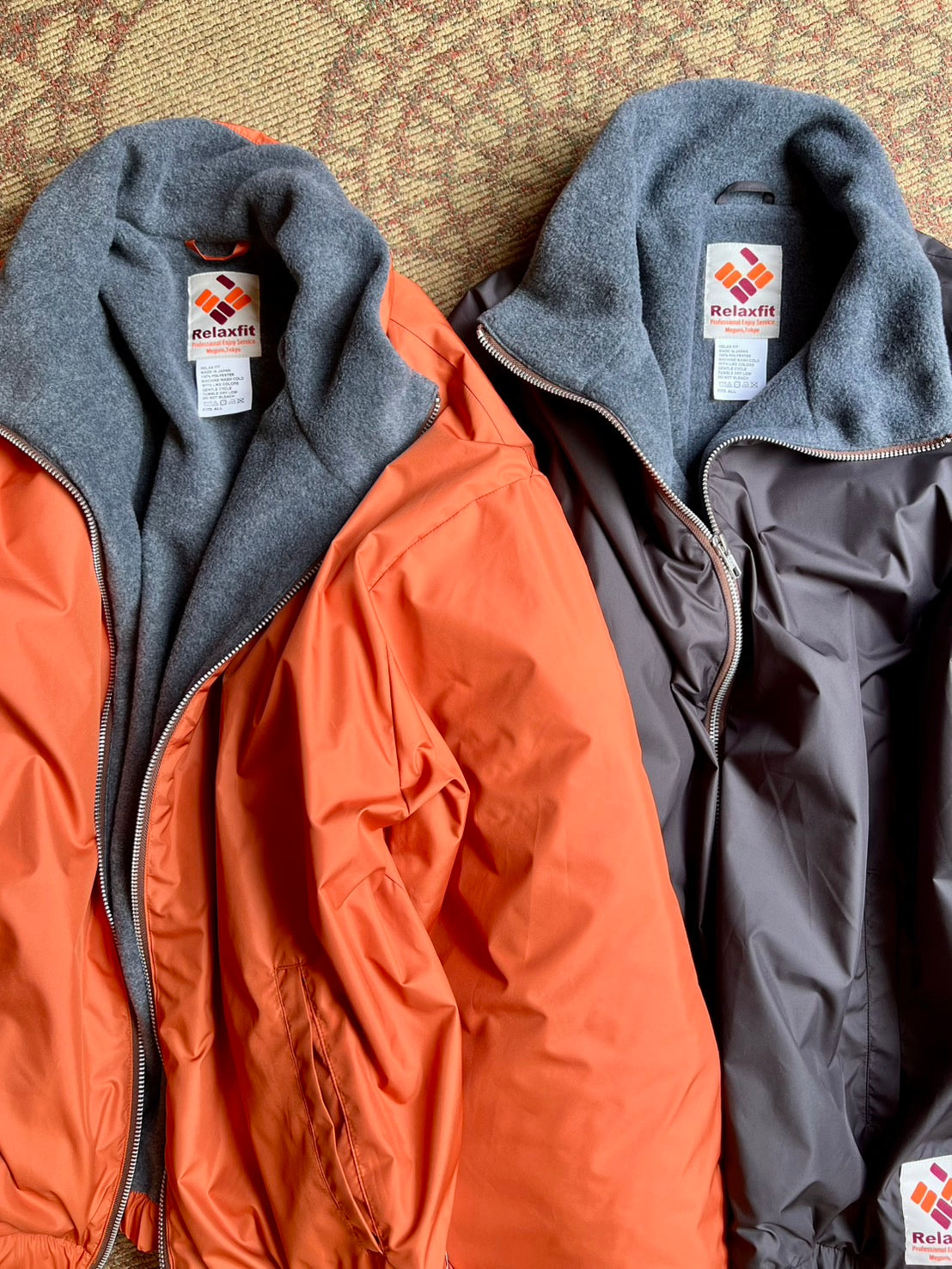 RELAX FIT №148  [ The city Blouson ] Color:フェードブラック / フェードテキサスオレンジ【RELAX FIT_リラックスフィット】