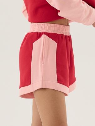 RETRO TRACK SHORT – Poppy Red | ARAMINTA JAMES
