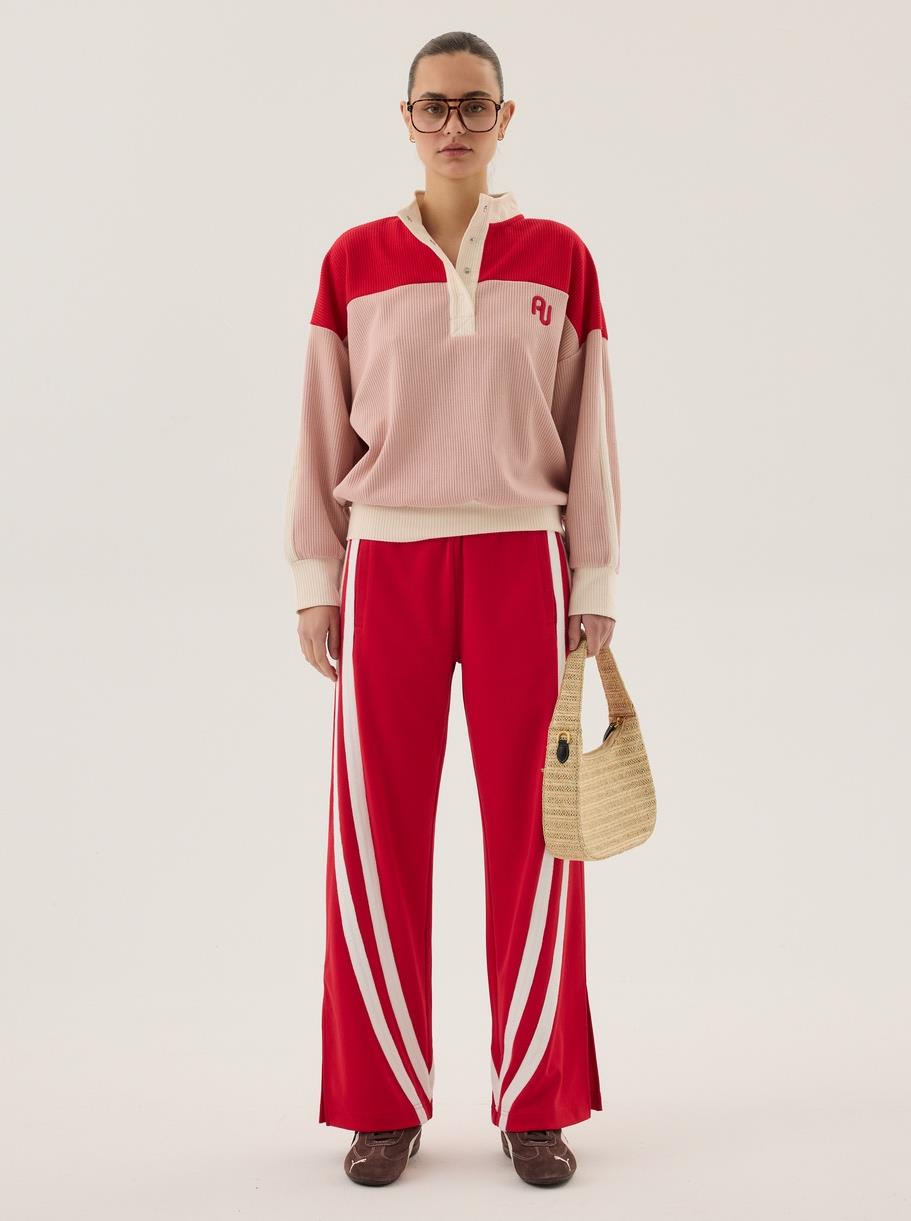 1996 TRACKSIDE PANT – Poppy Red | ARAMINTA JAMES