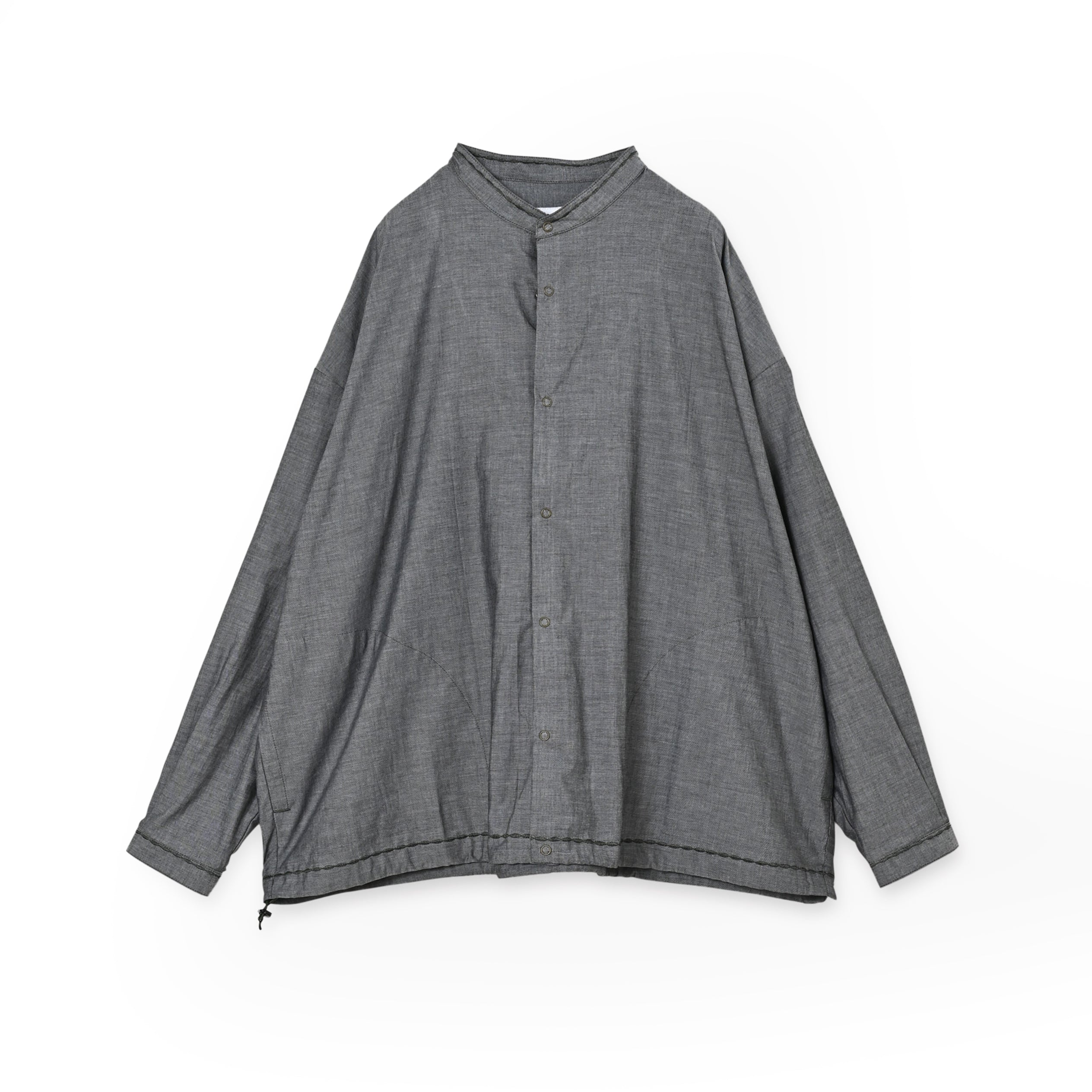 LIPMOA CHAMBRAY | Color_Black | No_klm25fsh1141_bk【KELEN MEN_ケレン】【入荷予定アイテム・入荷連絡可能】