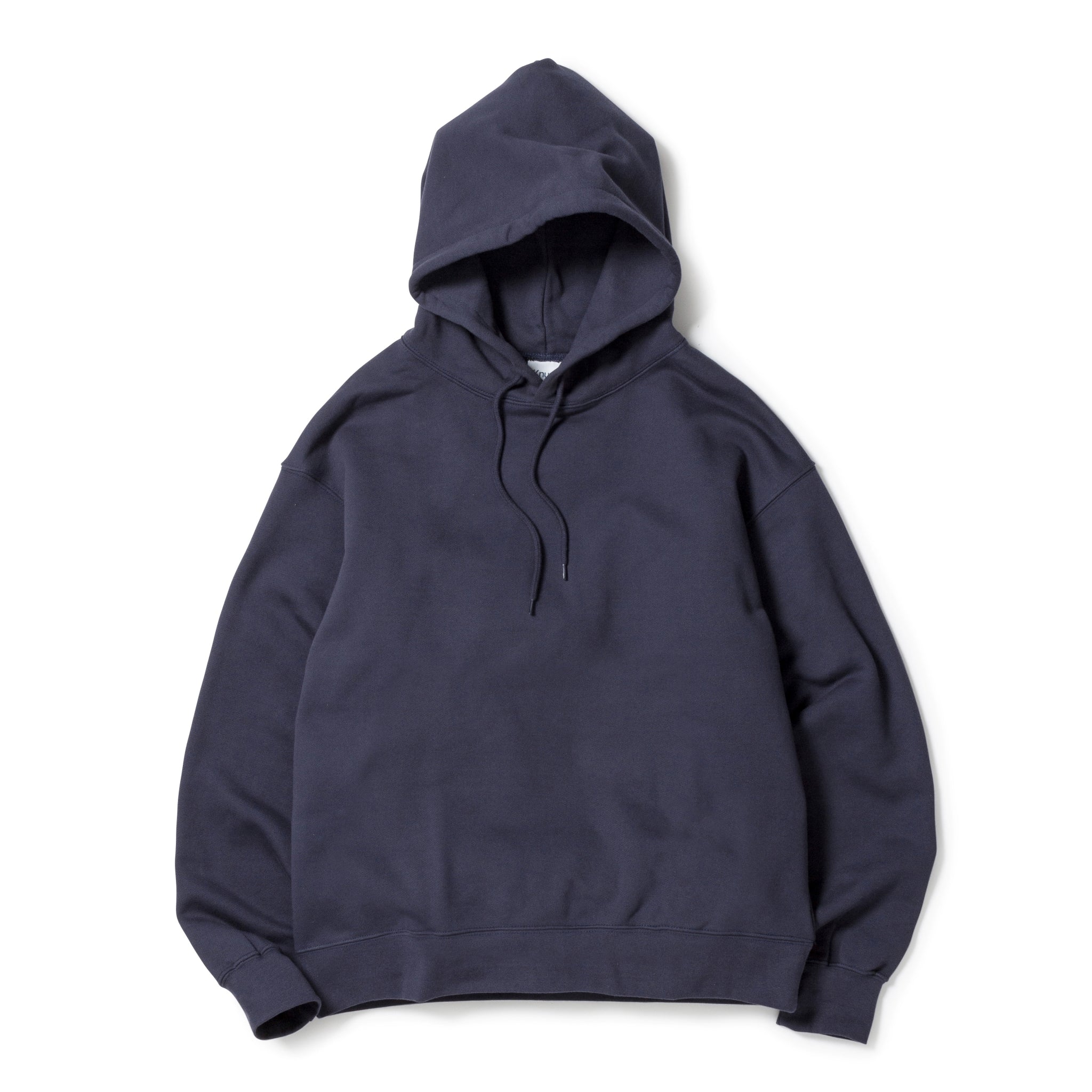 KN-HS-SP-01_NV | Heavy Hooded Sweatshirt - Seam Pocket | Color:NAVY【Knuu（縫う）_ヌウ】