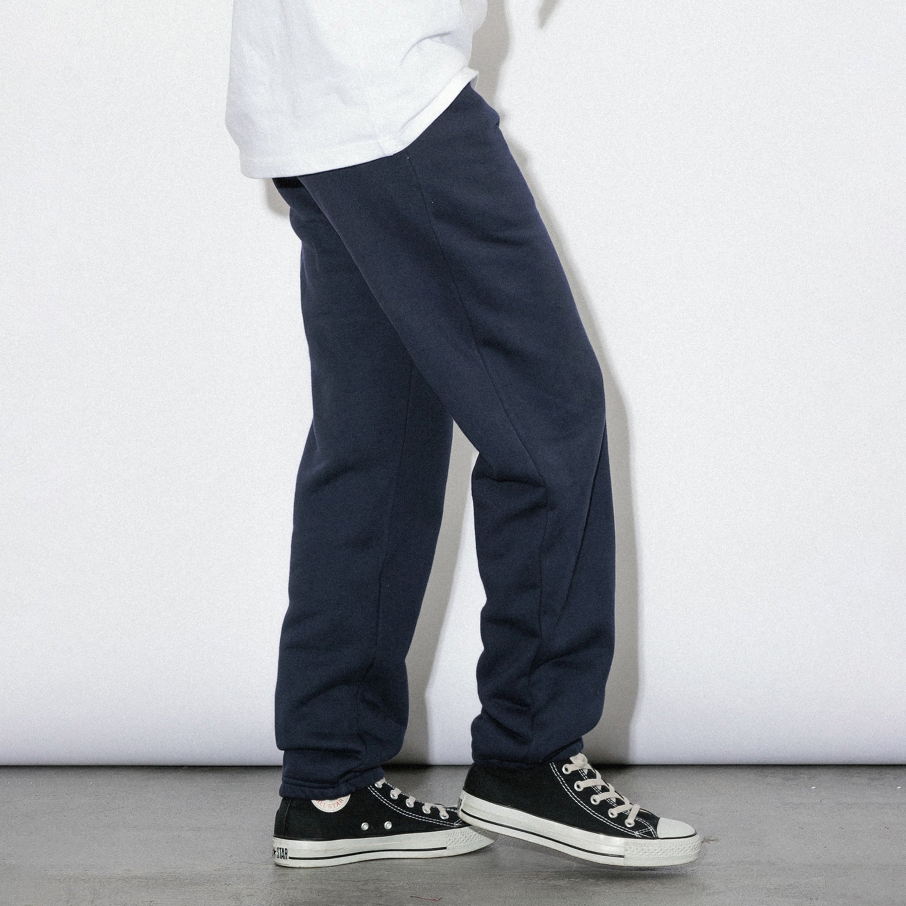 KN-SP-01_NV | Heavy Sweatpants | Color:NAVY【Knuu（縫う）_ヌウ】