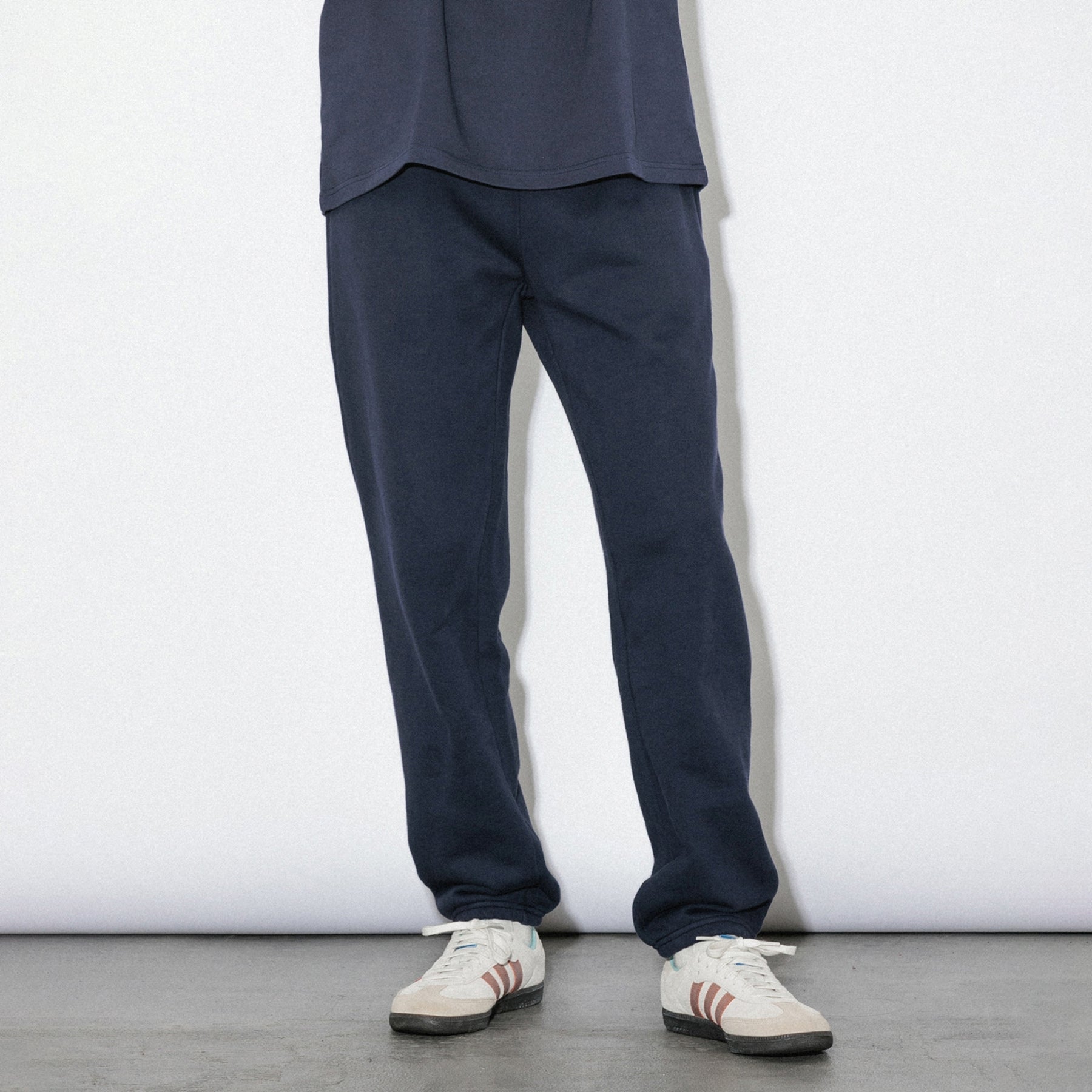 KN-SP-01_NV | Heavy Sweatpants | Color:NAVY【Knuu（縫う）_ヌウ】