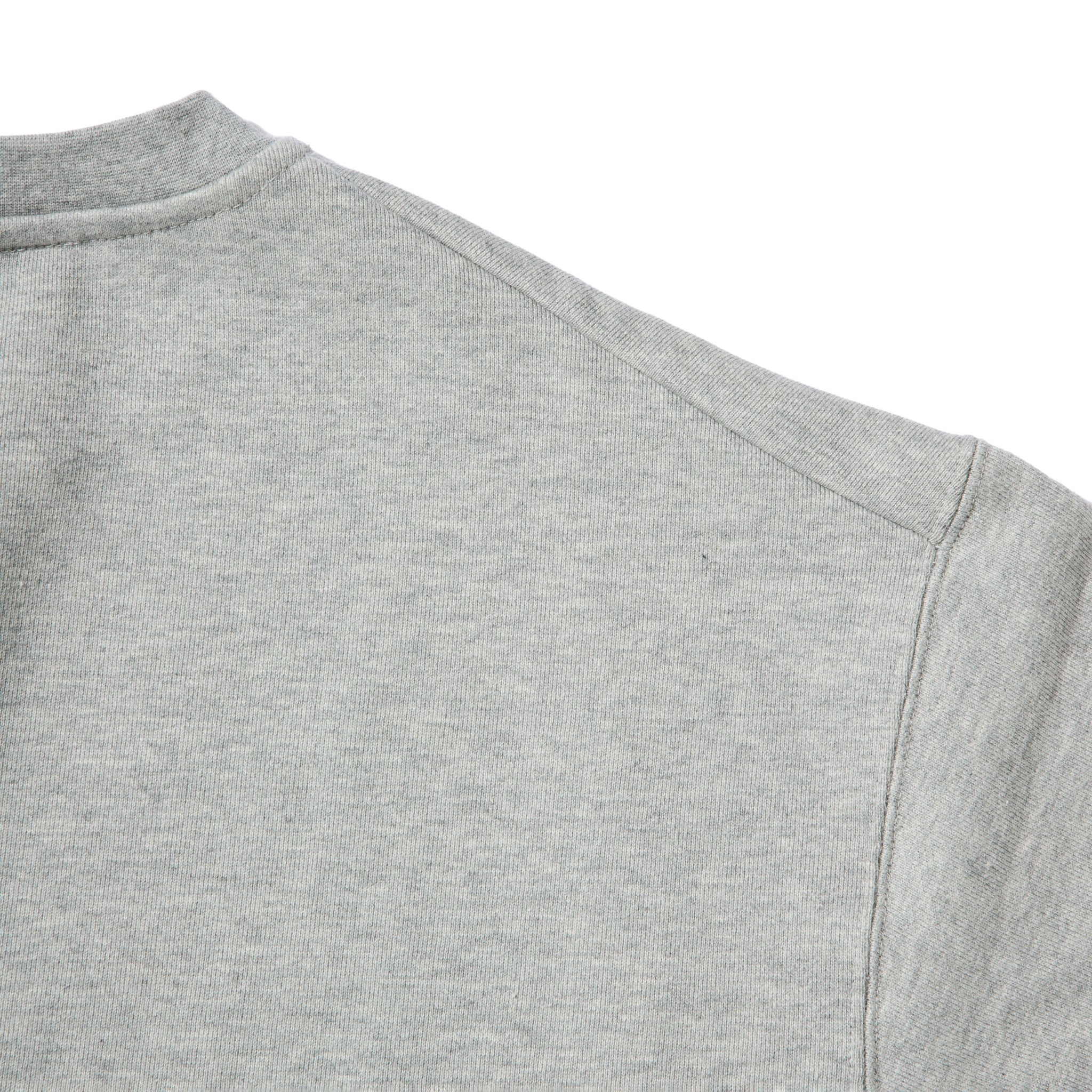 KN-SS-01_HG | Heavy Crewneck Sweatshirt | Color:HEATHER GRAY【Knuu（縫う）_ヌウ】