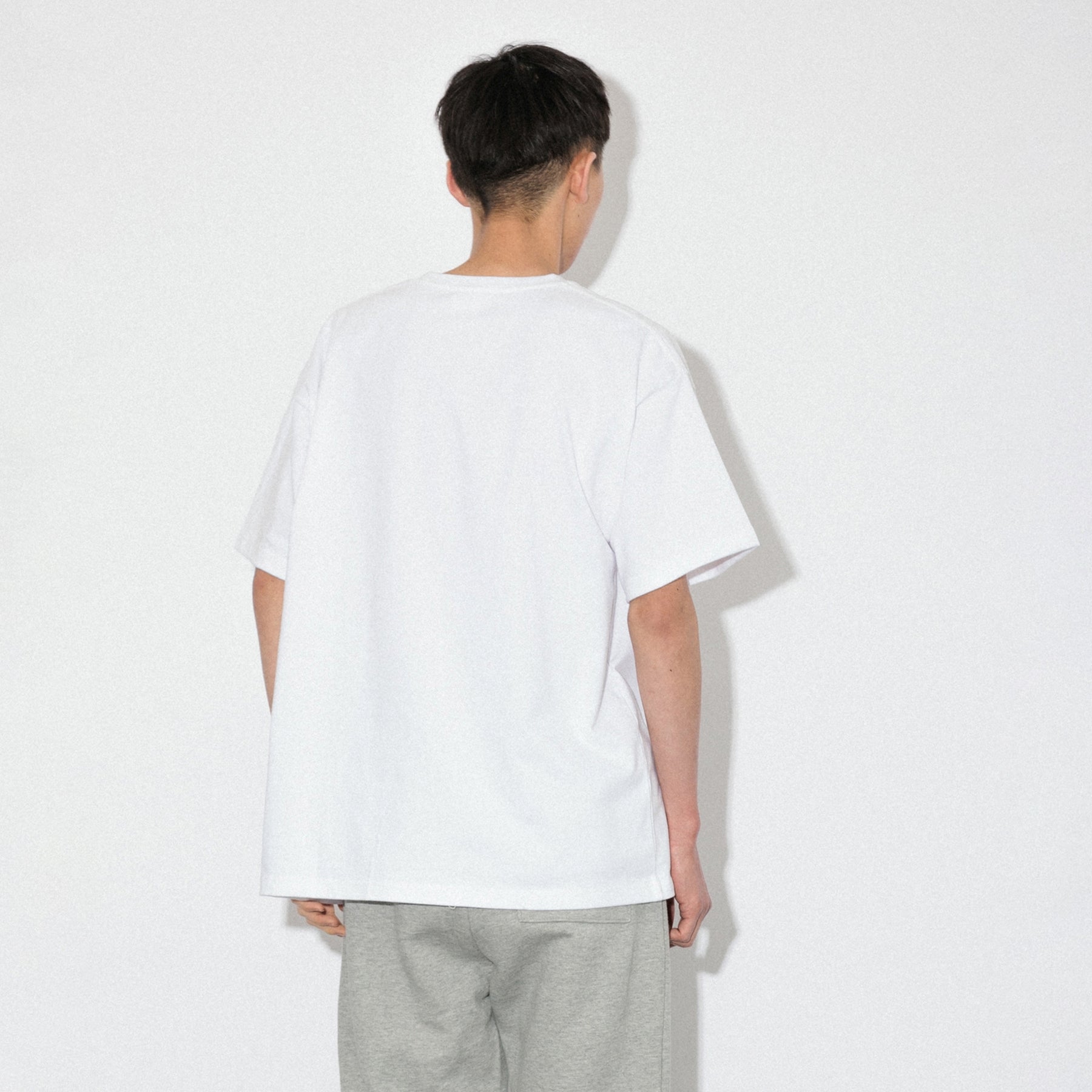 KN-T-01_WH | Heavy Crewneck T-Shirt | Color:WHITE【Knuu（縫う）_ヌウ】